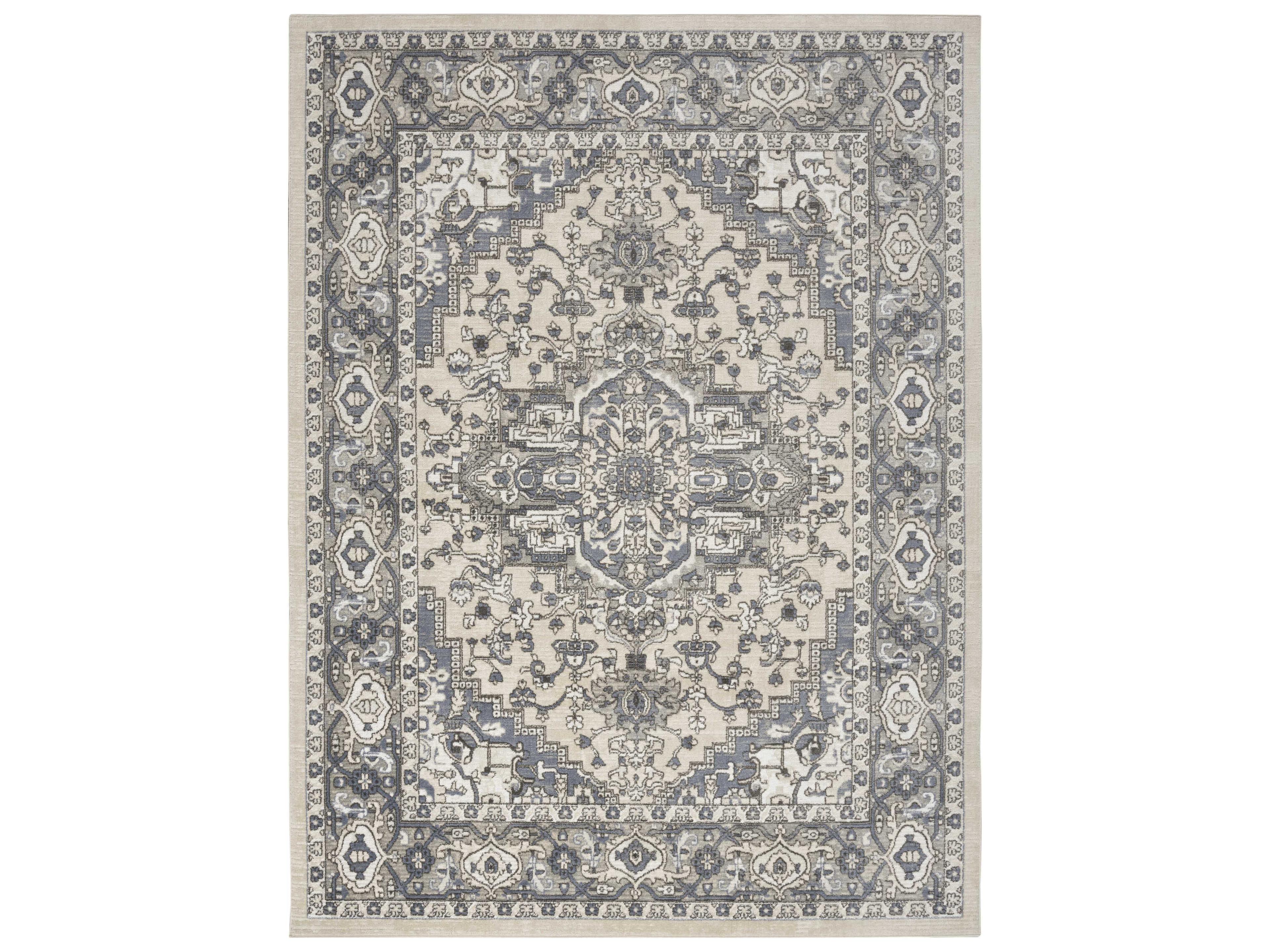 Quarry Area Rug Vintage Persian Inspired Blue