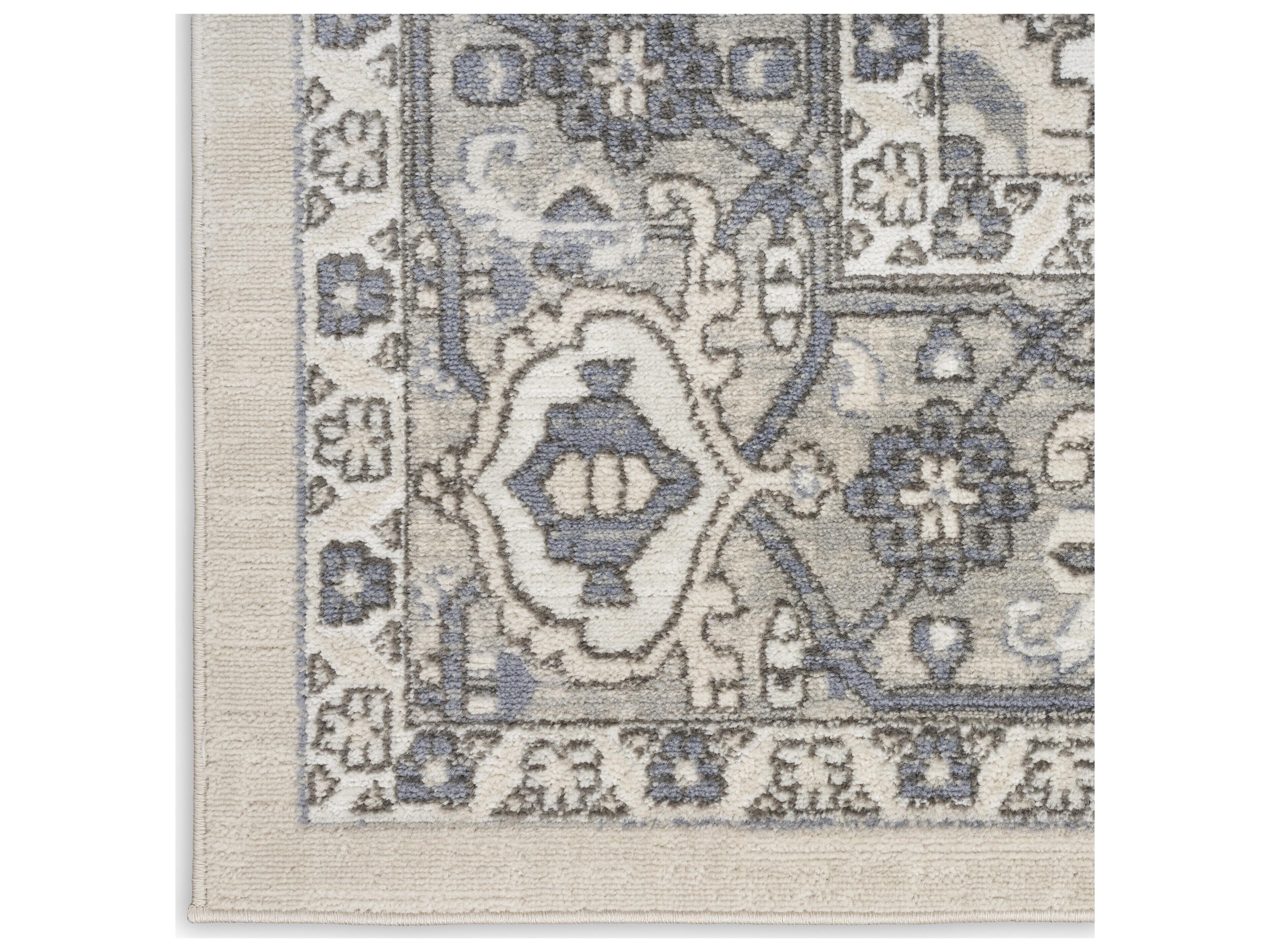 Nourison Quarr Bordered Runner Area Rug