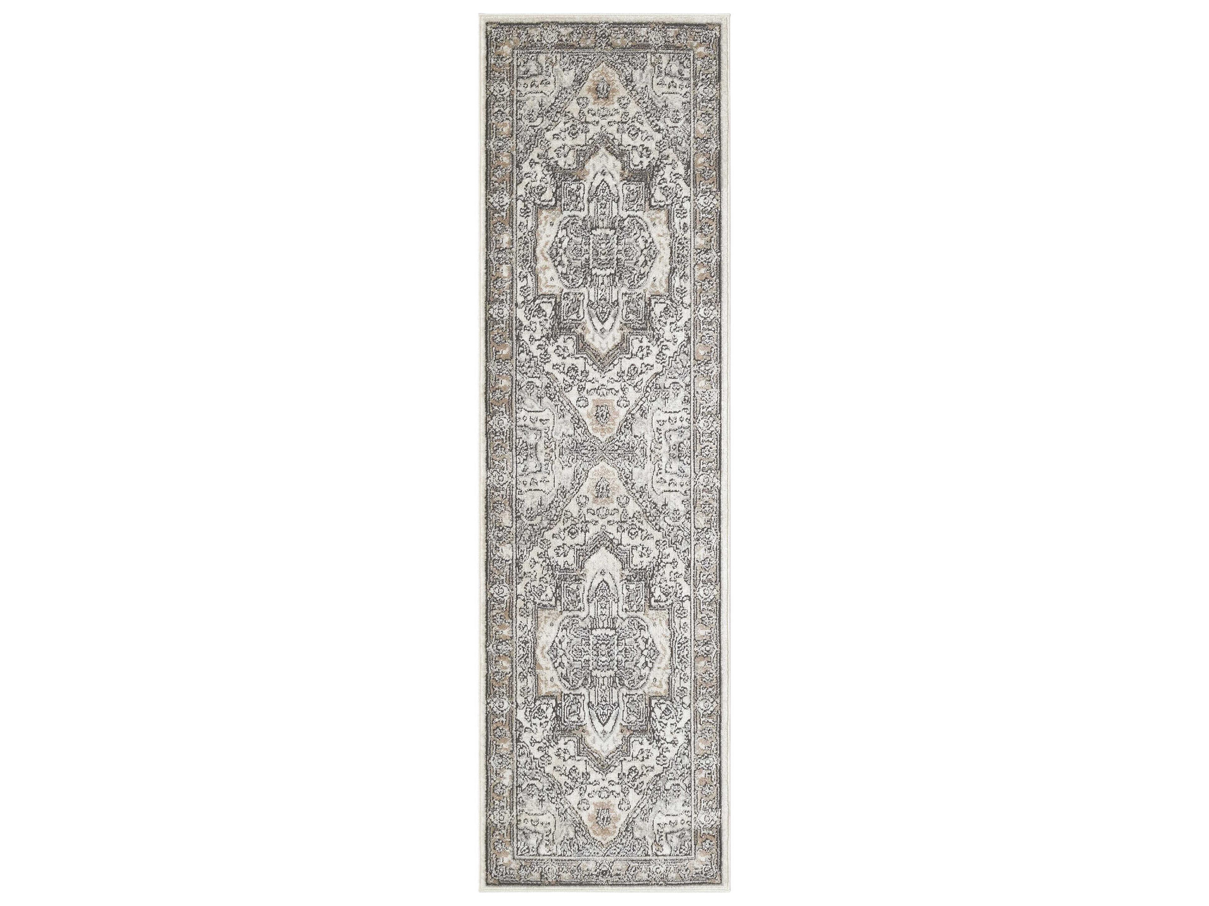 Quarry Bordered Runner Area Rug