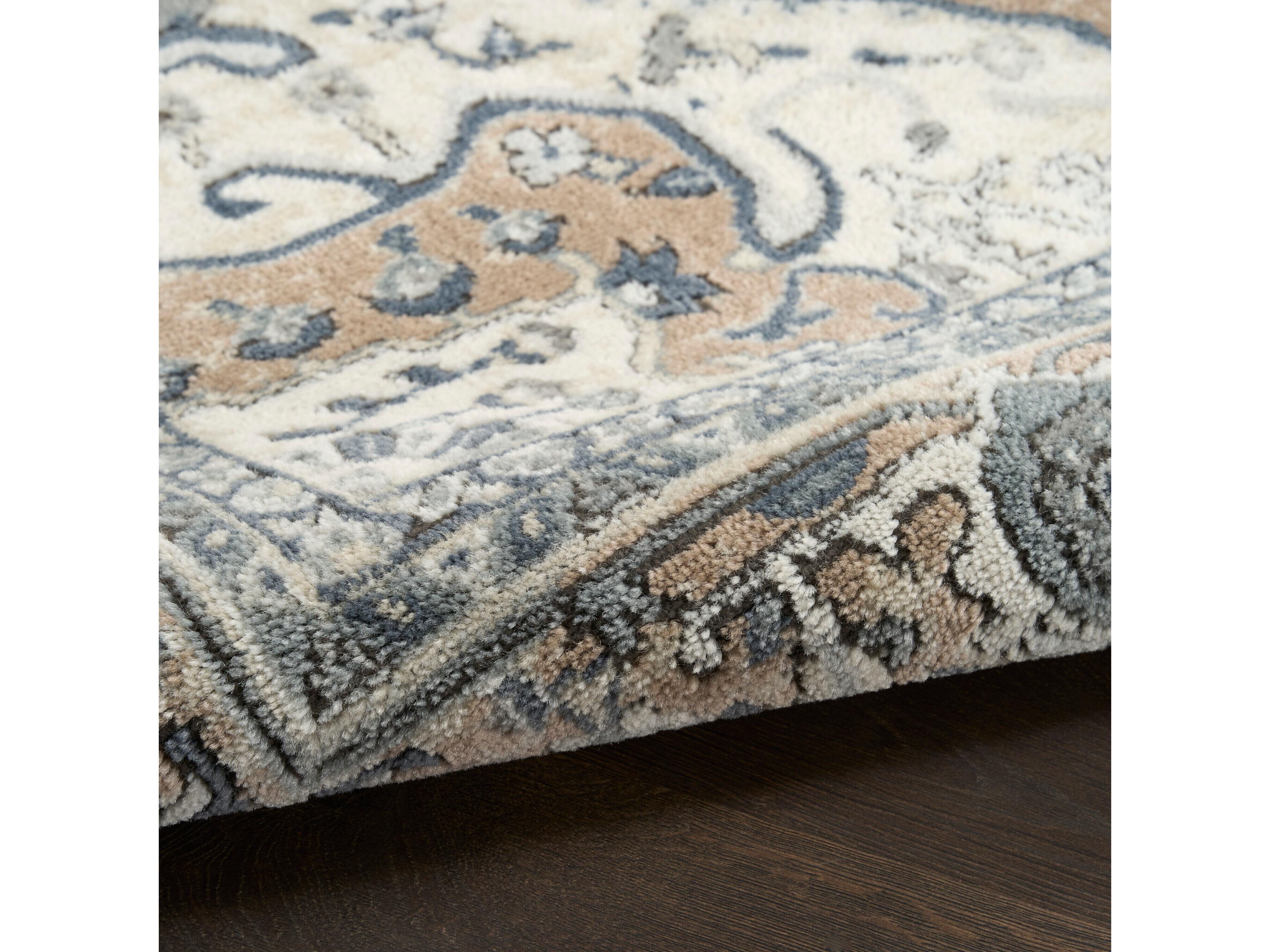 Nourison Quarry Bordered Runner Area Rug