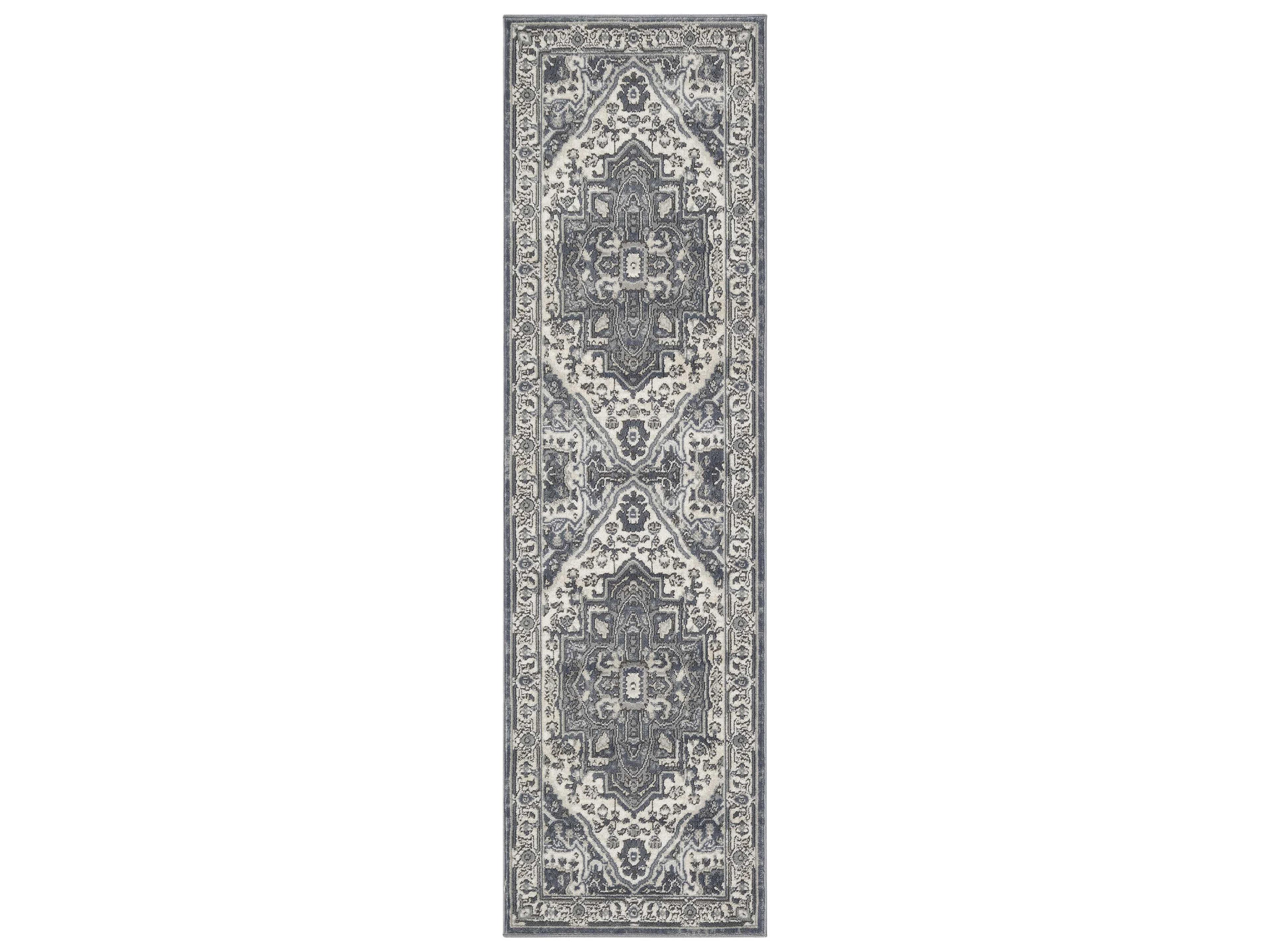 Quarry Bordered Runner Area Rug