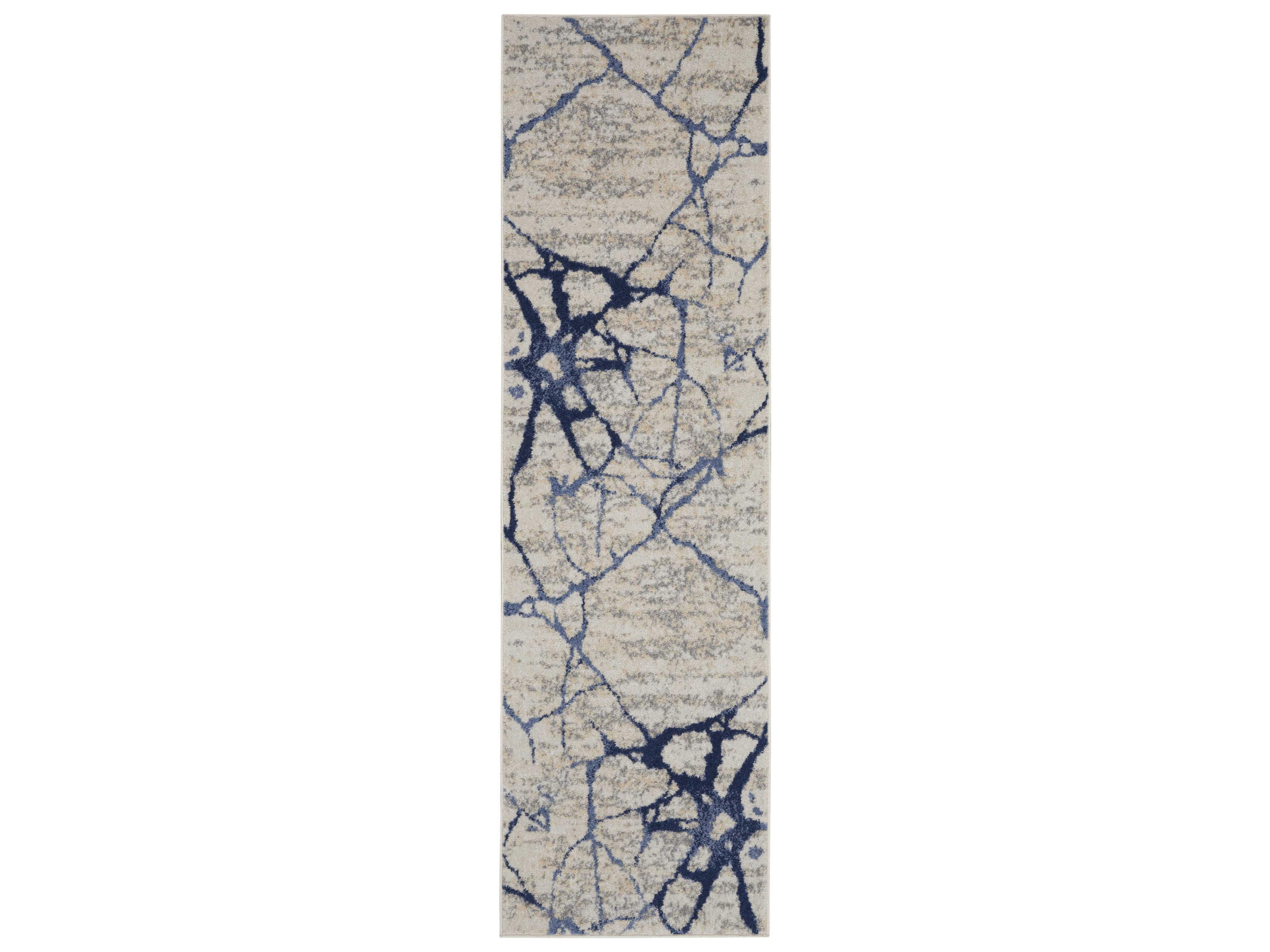 River Flow Abstract Runner Area Rug