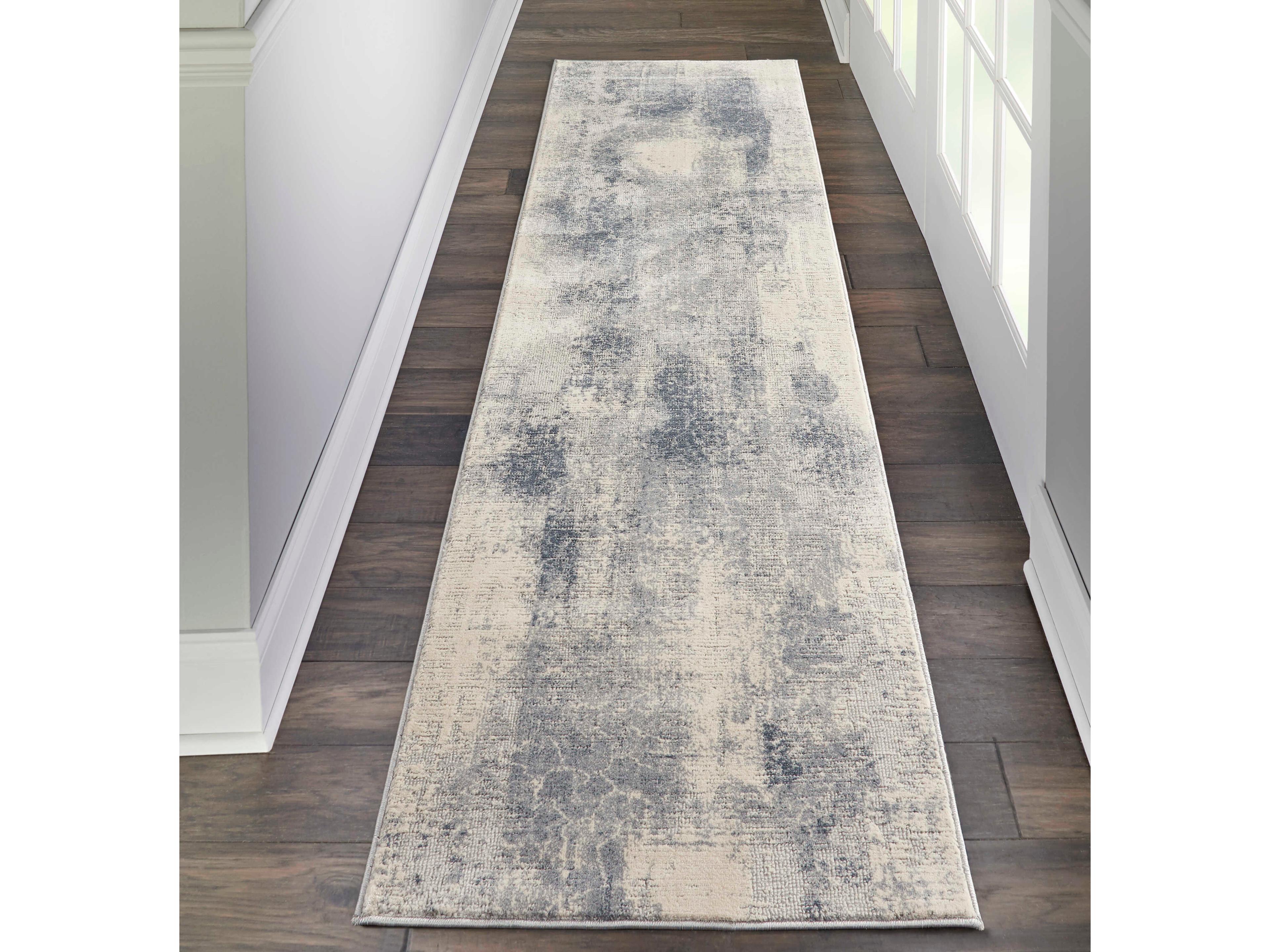 Nourison Rustic Textures Abstract Runner Area Rug