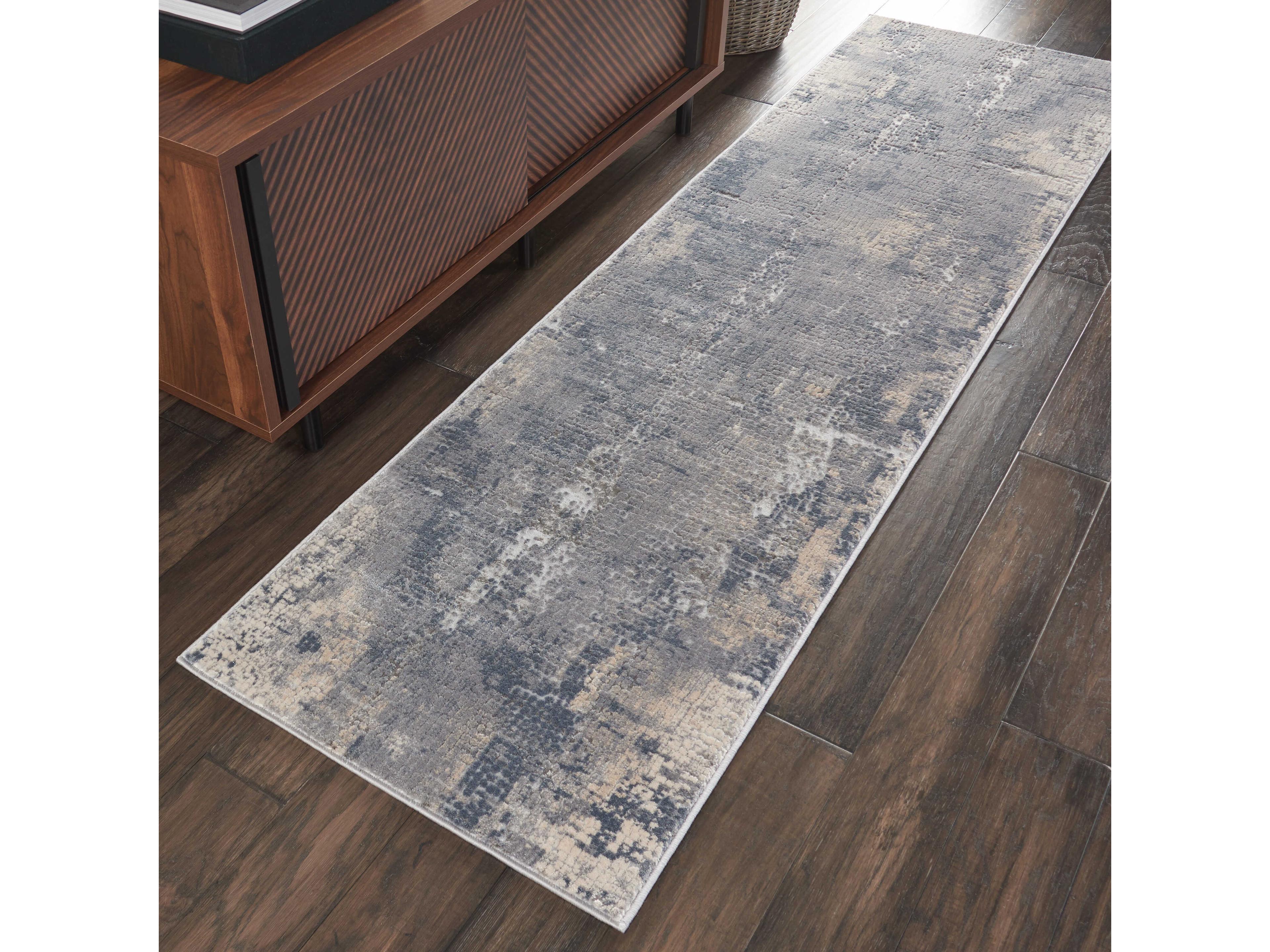 Nourison Rustic Textures Abstract Runner Area Rug