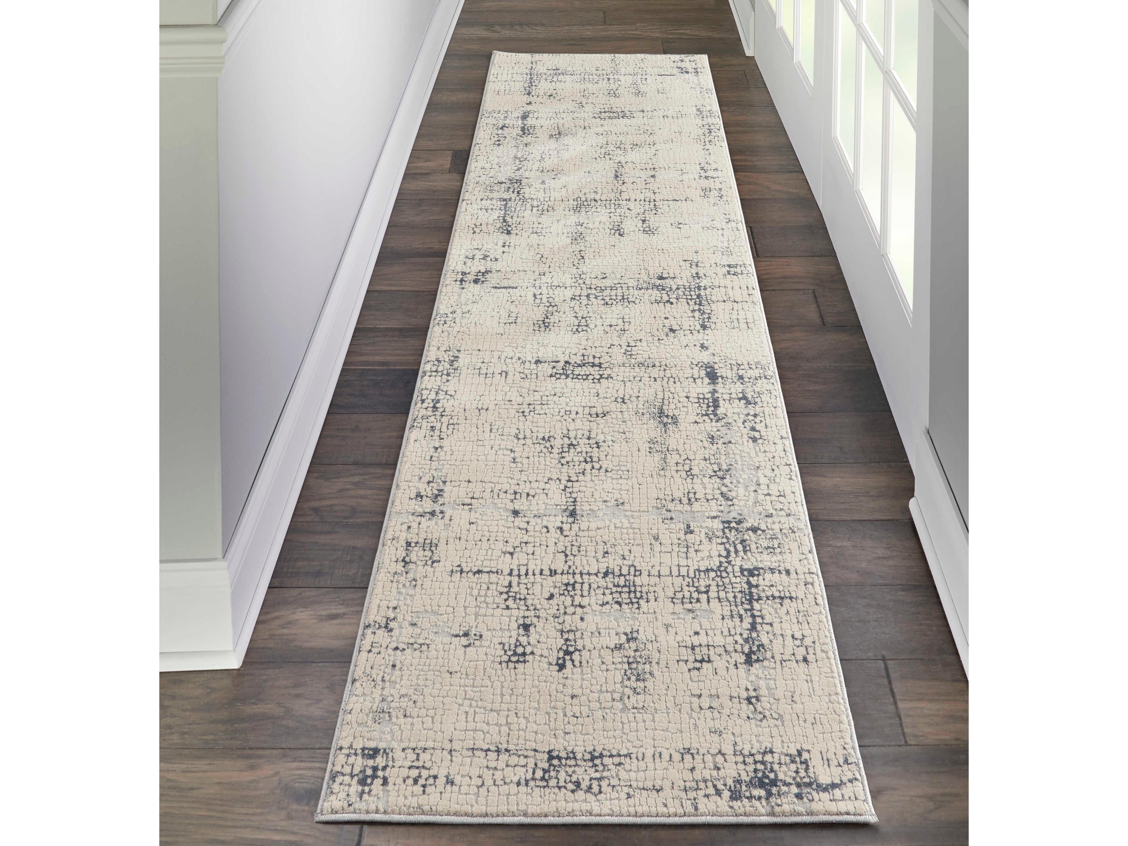 Nourison Rustic Textures Abstract Runner Area Rug