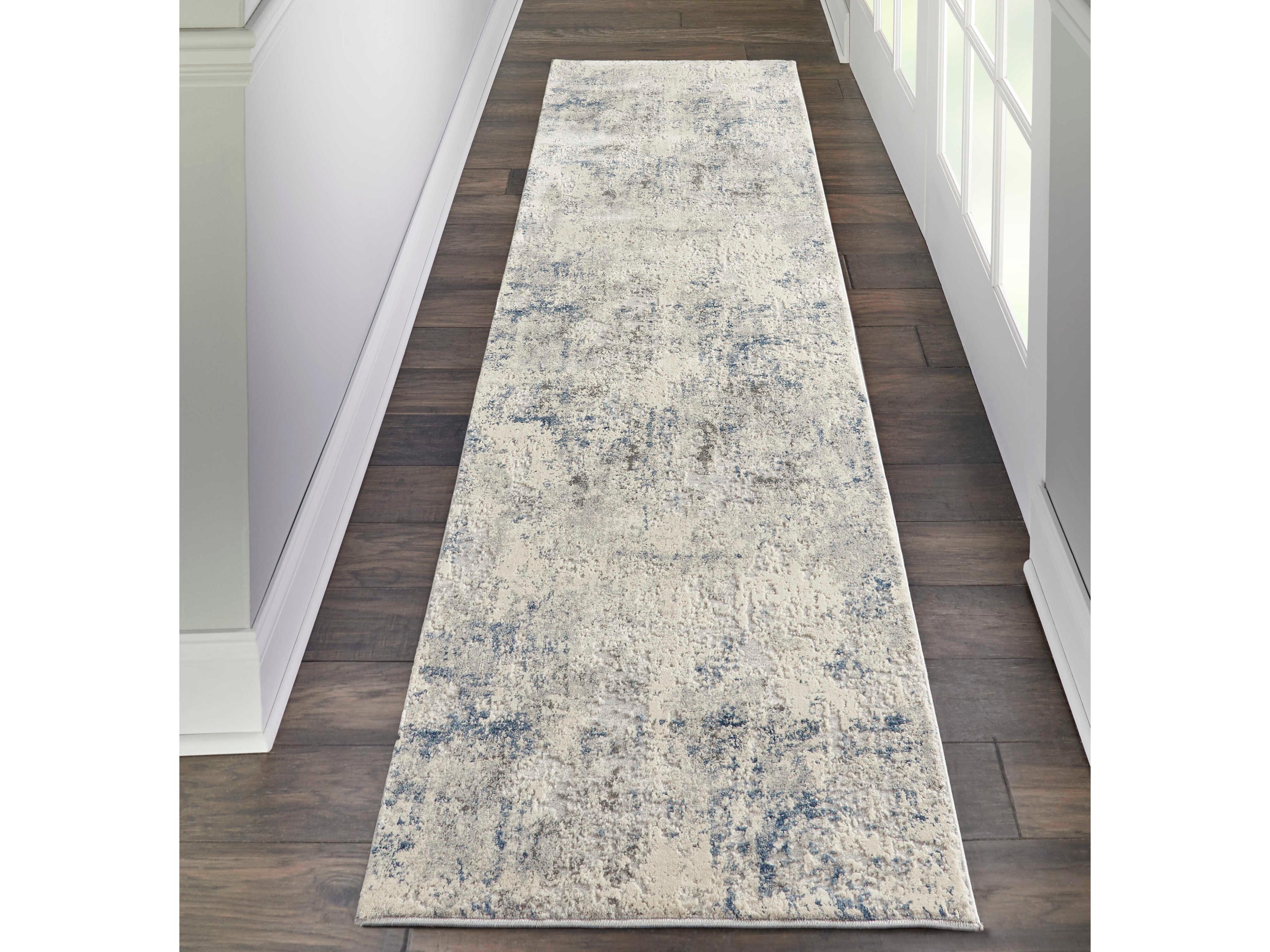 Nourison Rustic Textures Abstract Runner Area Rug