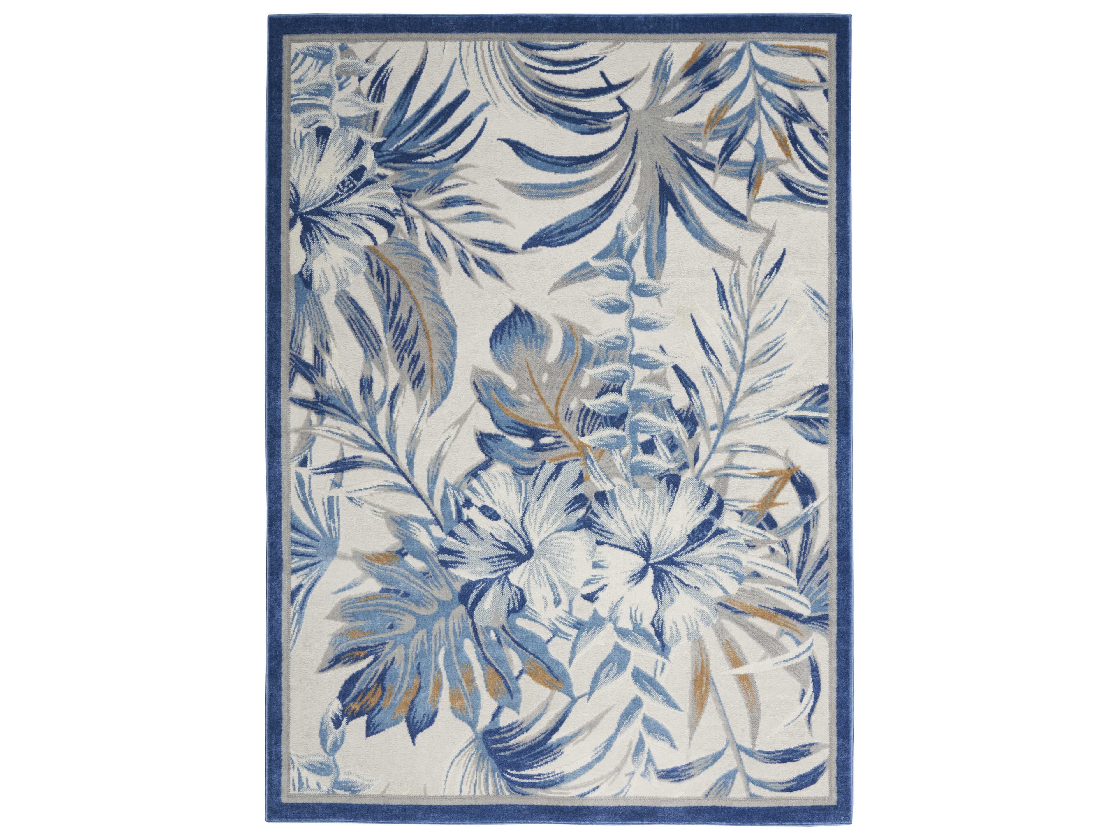 Seaside Floral Area Rug