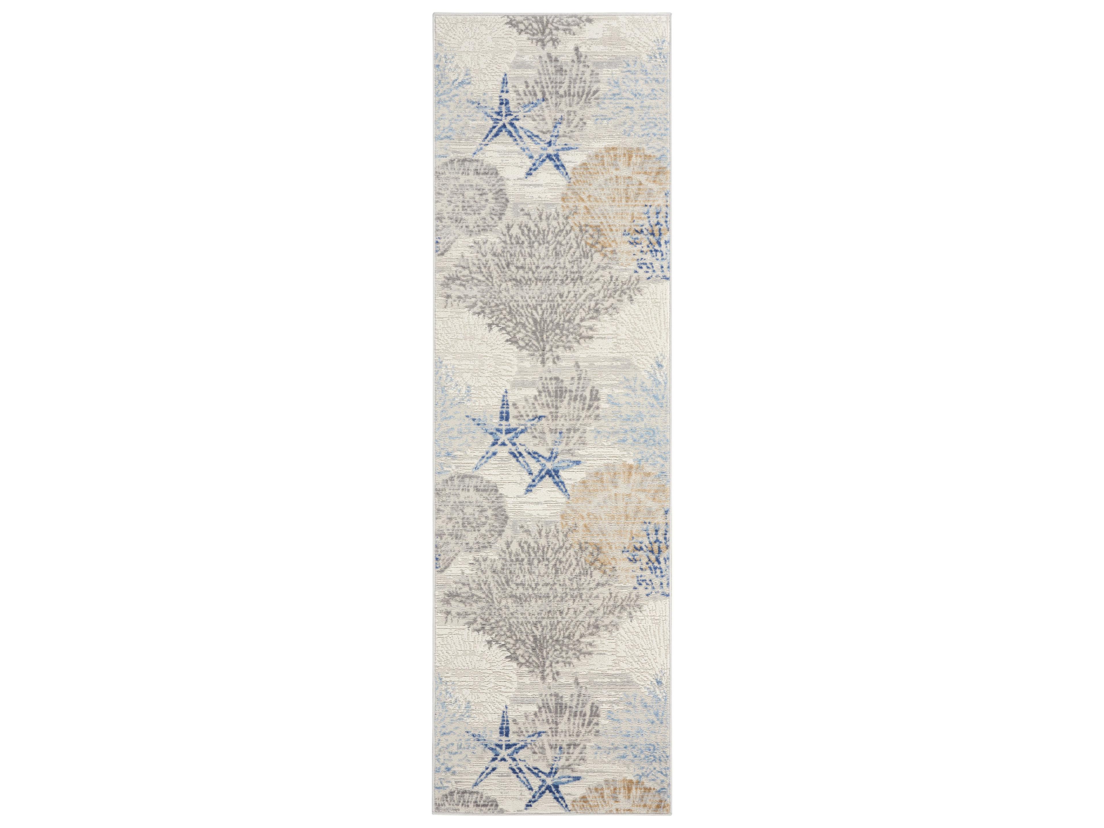 Seasd Floral Runner Area Rug