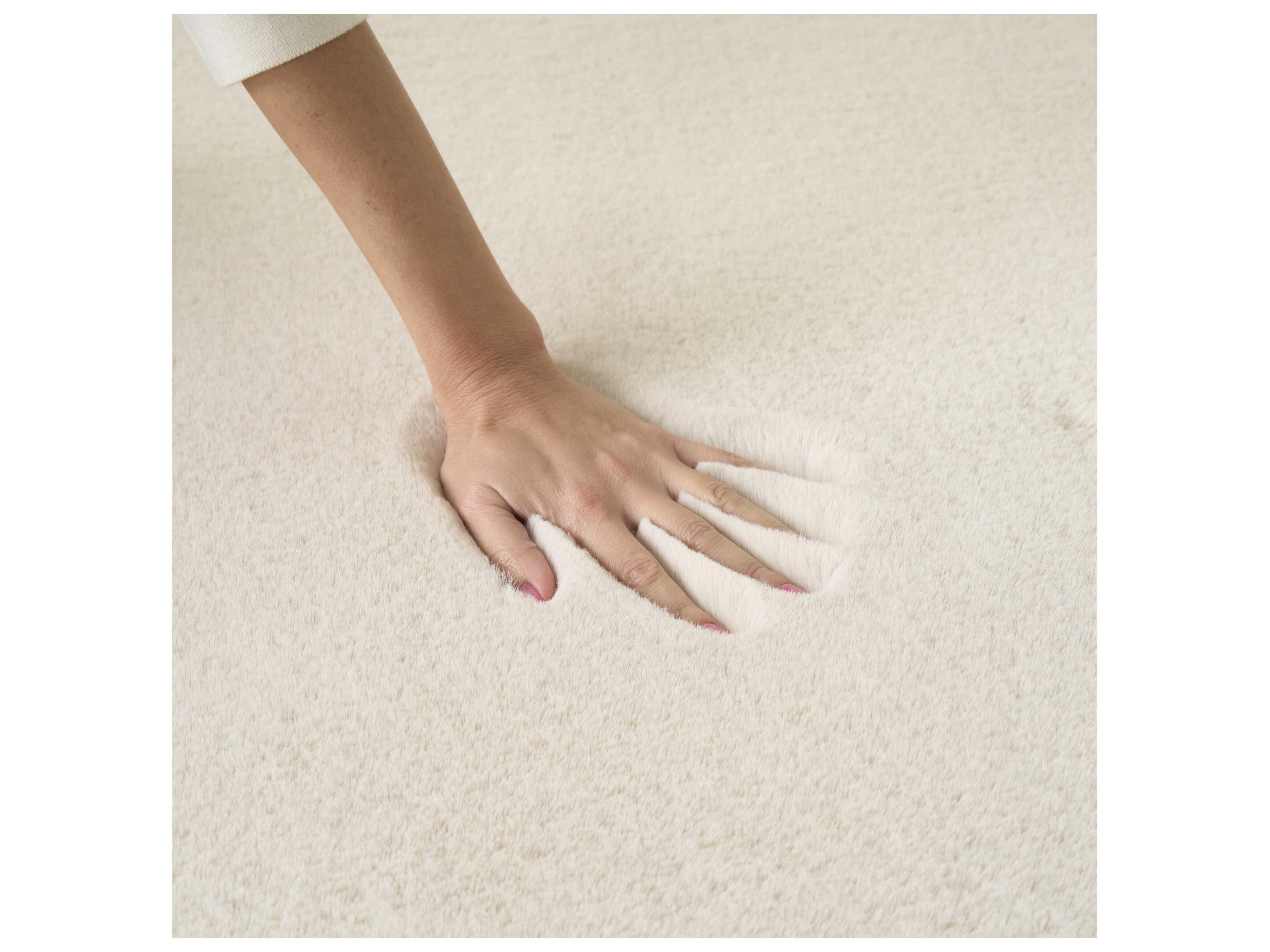 Nourison Soft Plush Rabbit Fur Area Rug