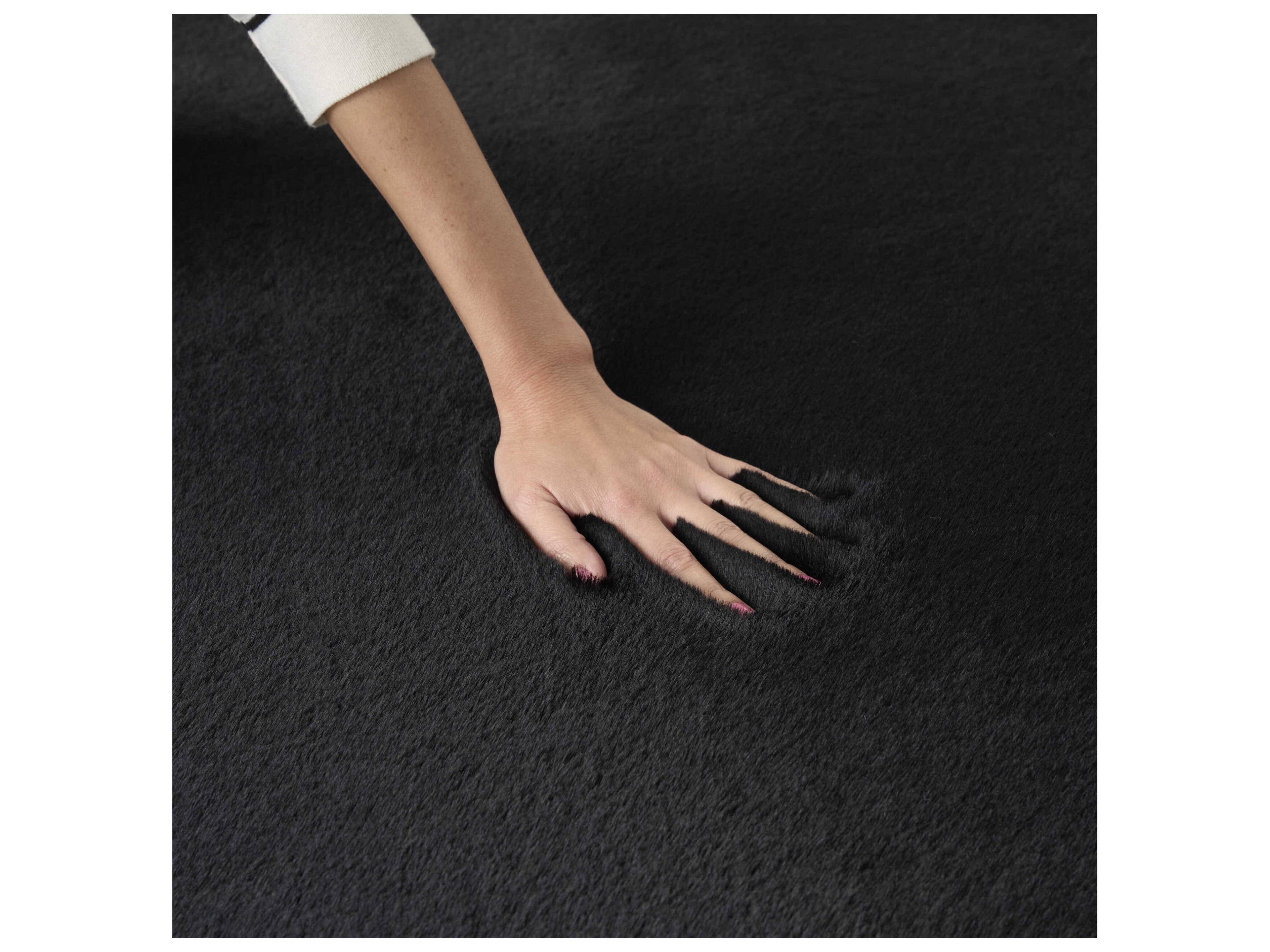 Nourison Soft Plush Rabbit Fur Area Rug