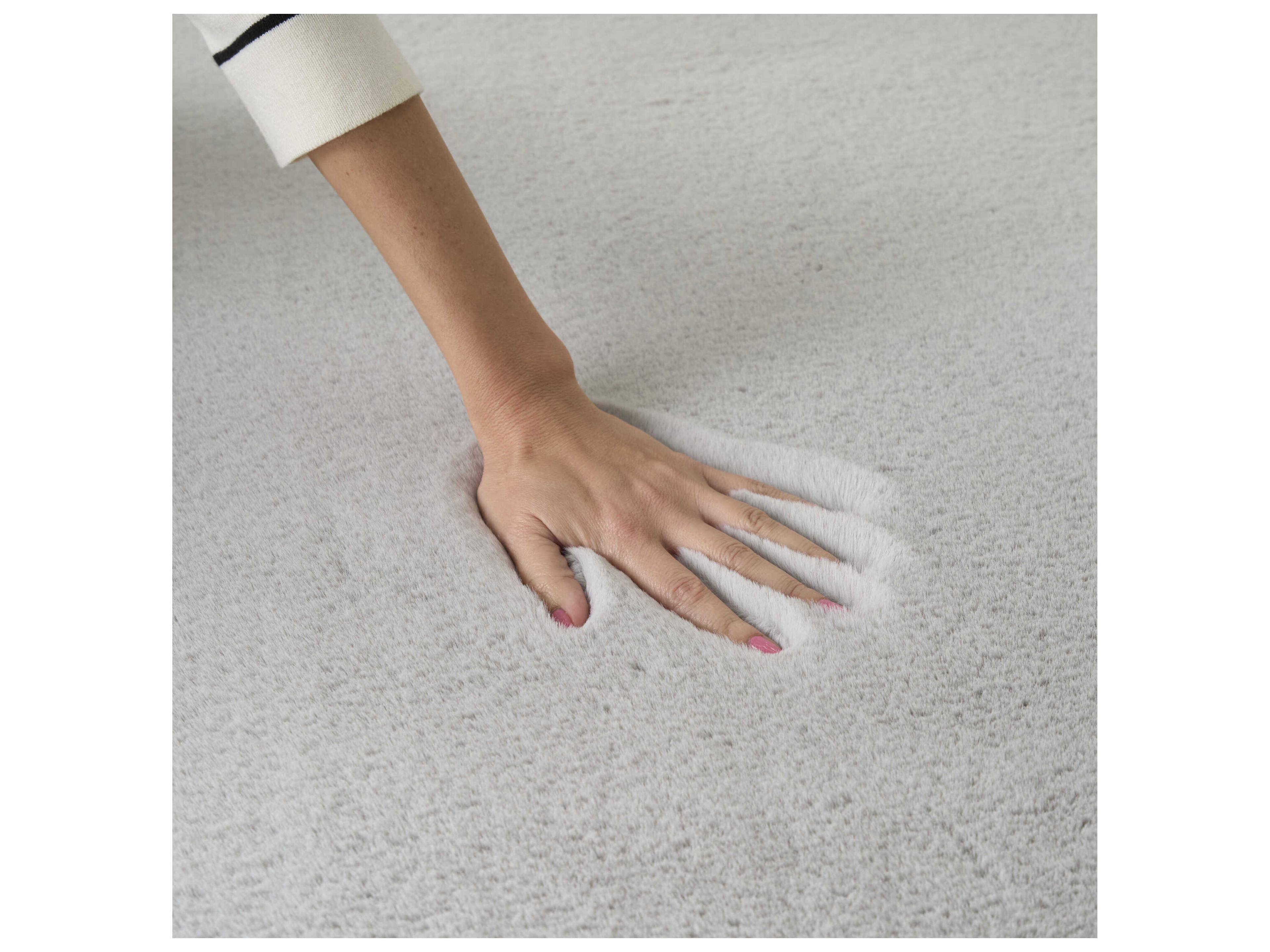 Nourison Soft Plush Rabbit Fur Area Rug