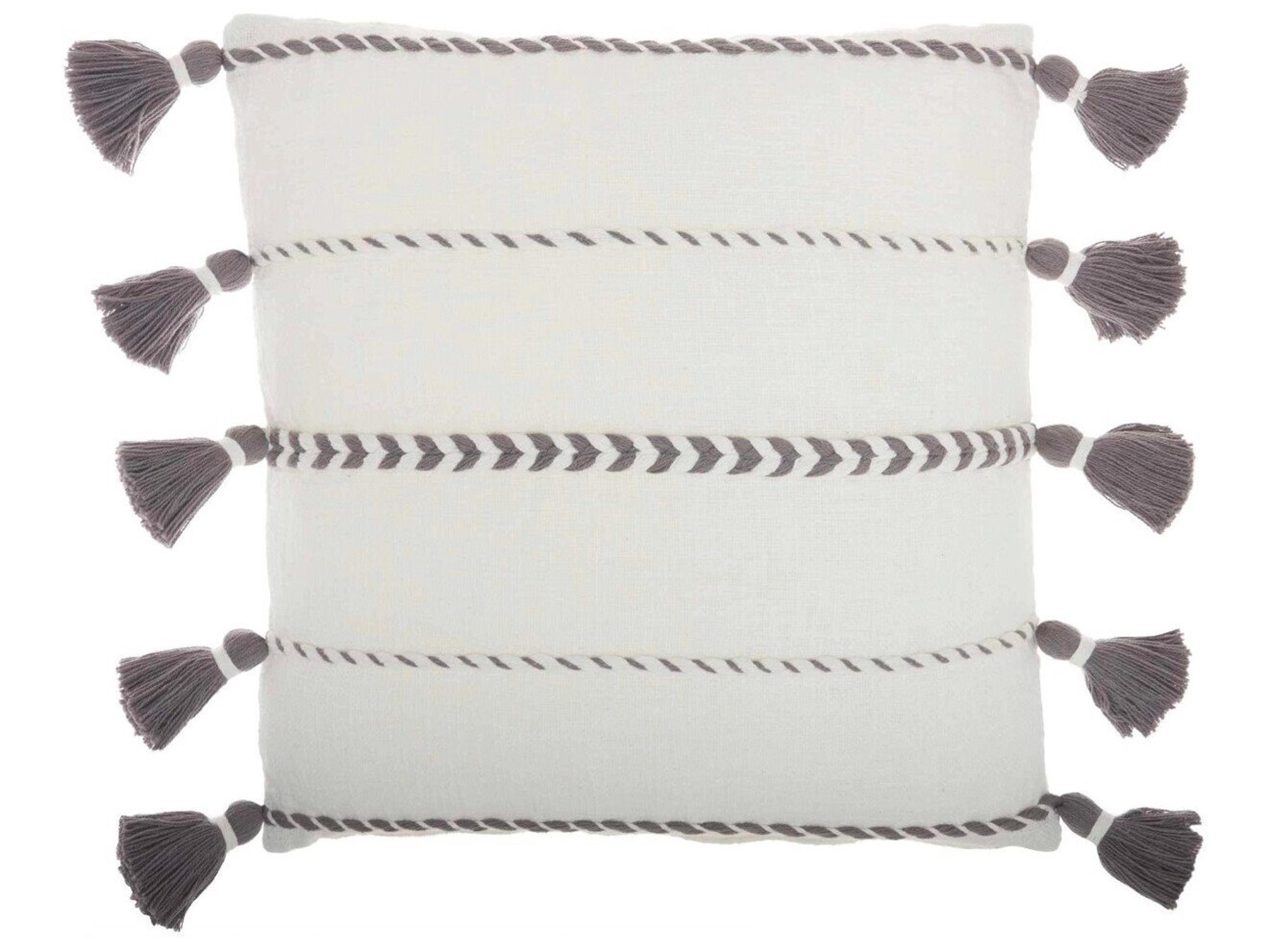 Nourison Life Styles Grey Pillow