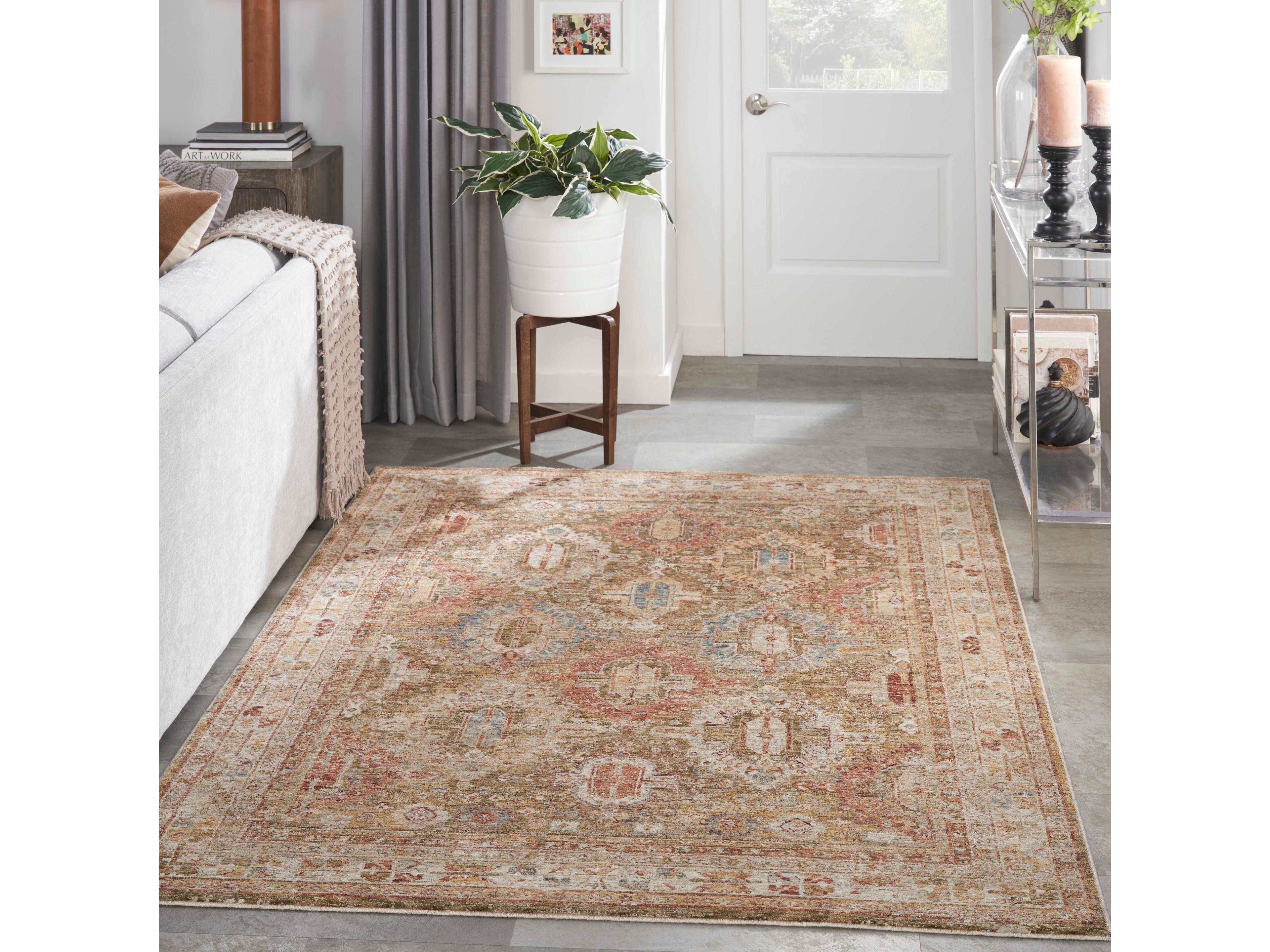 Nourison Sahar Bordered Area Rug