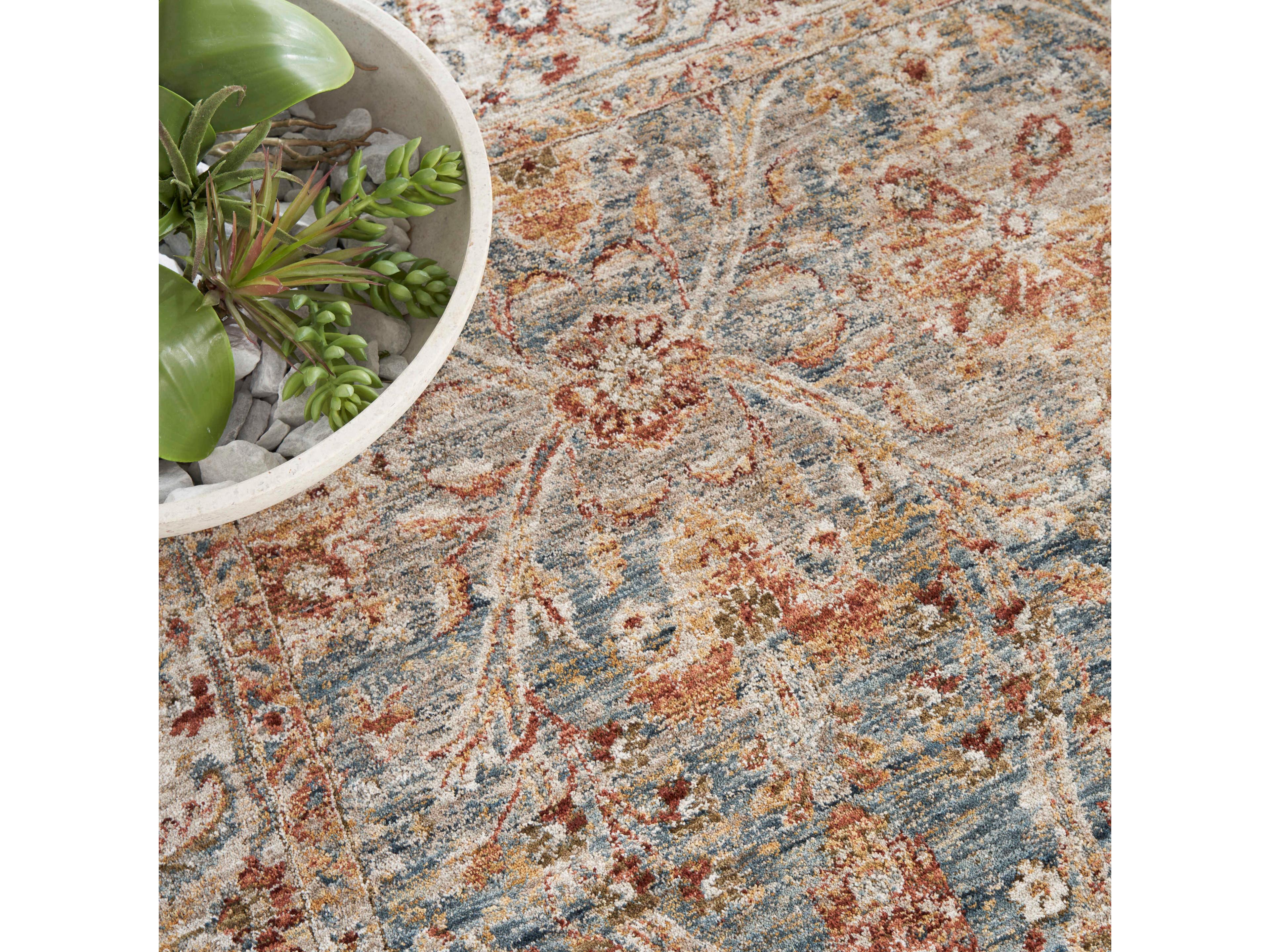 Nourison Sahar Bordered Area Rug