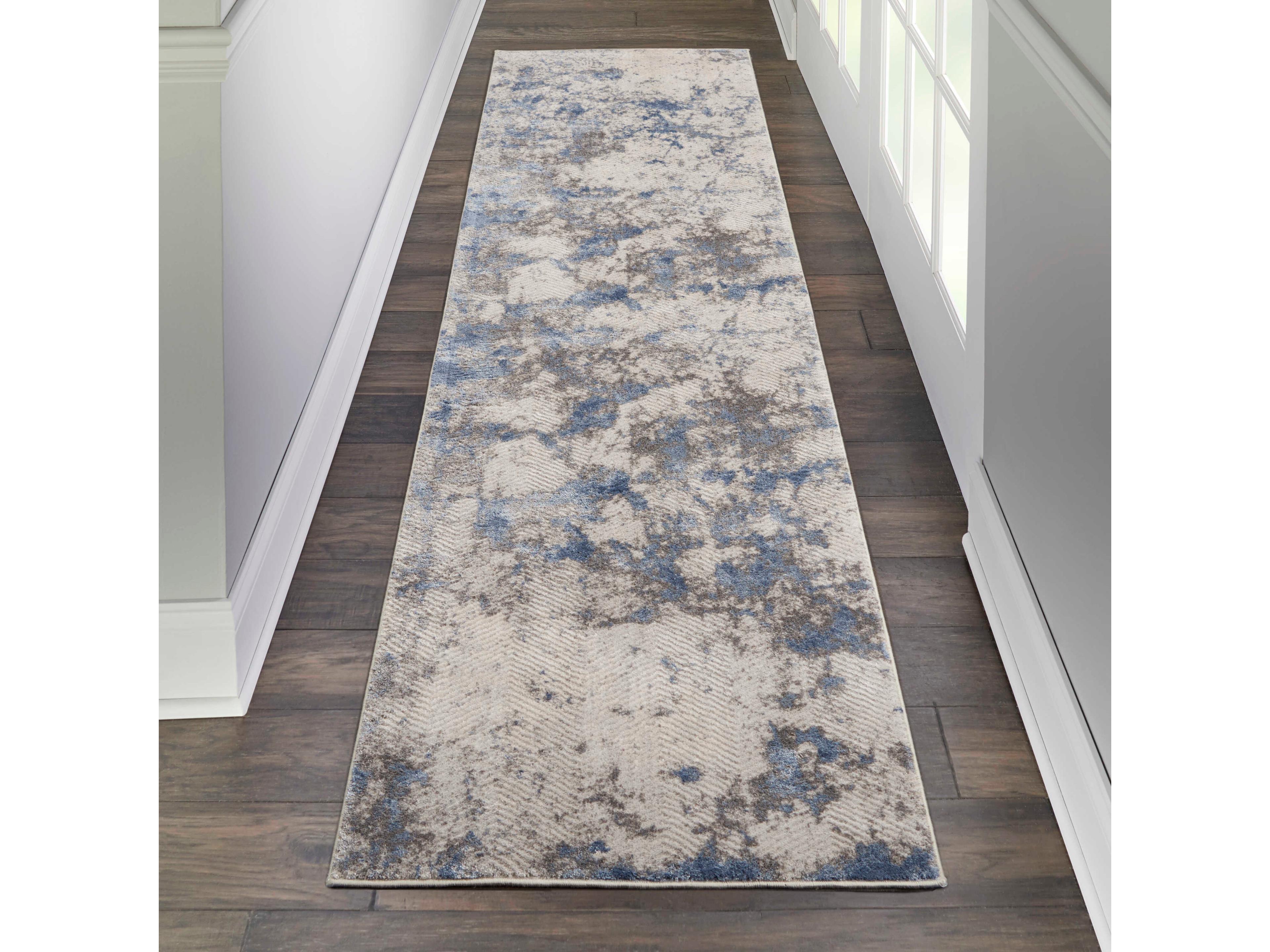 Nourison Silky Textures Abstract Runner Area Rug