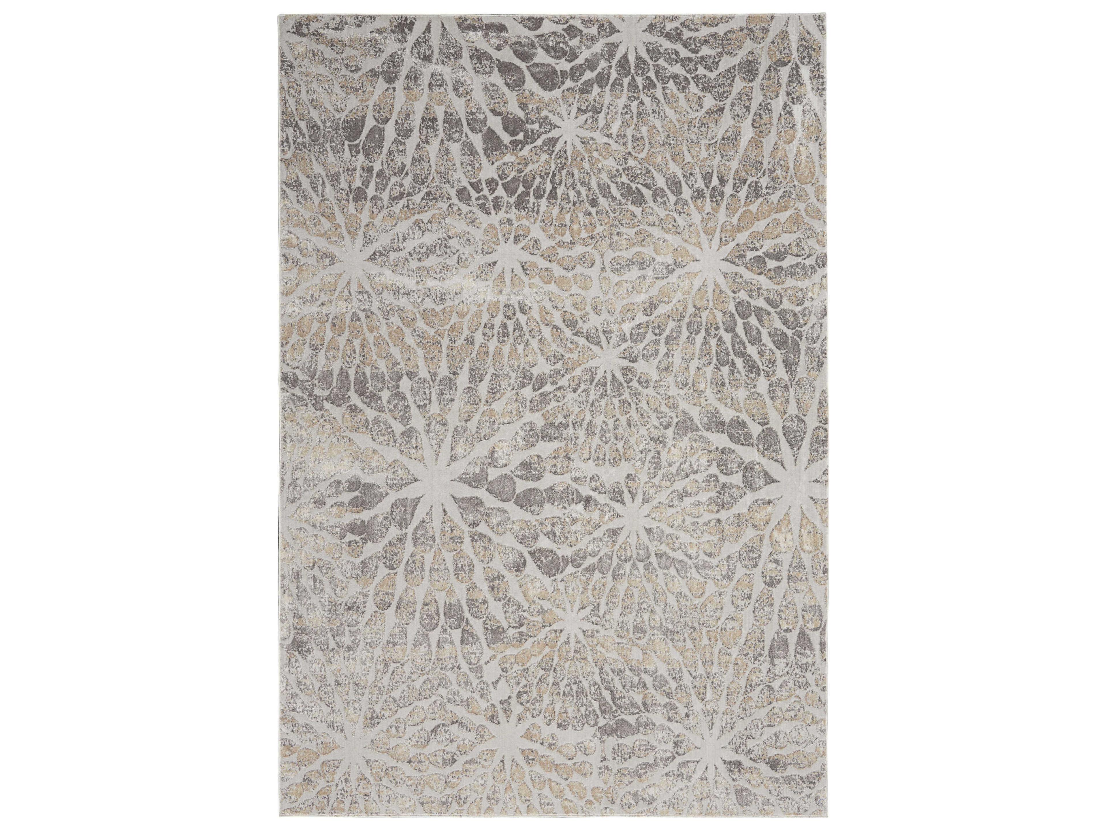 Silky Textures Abstract Area Rug