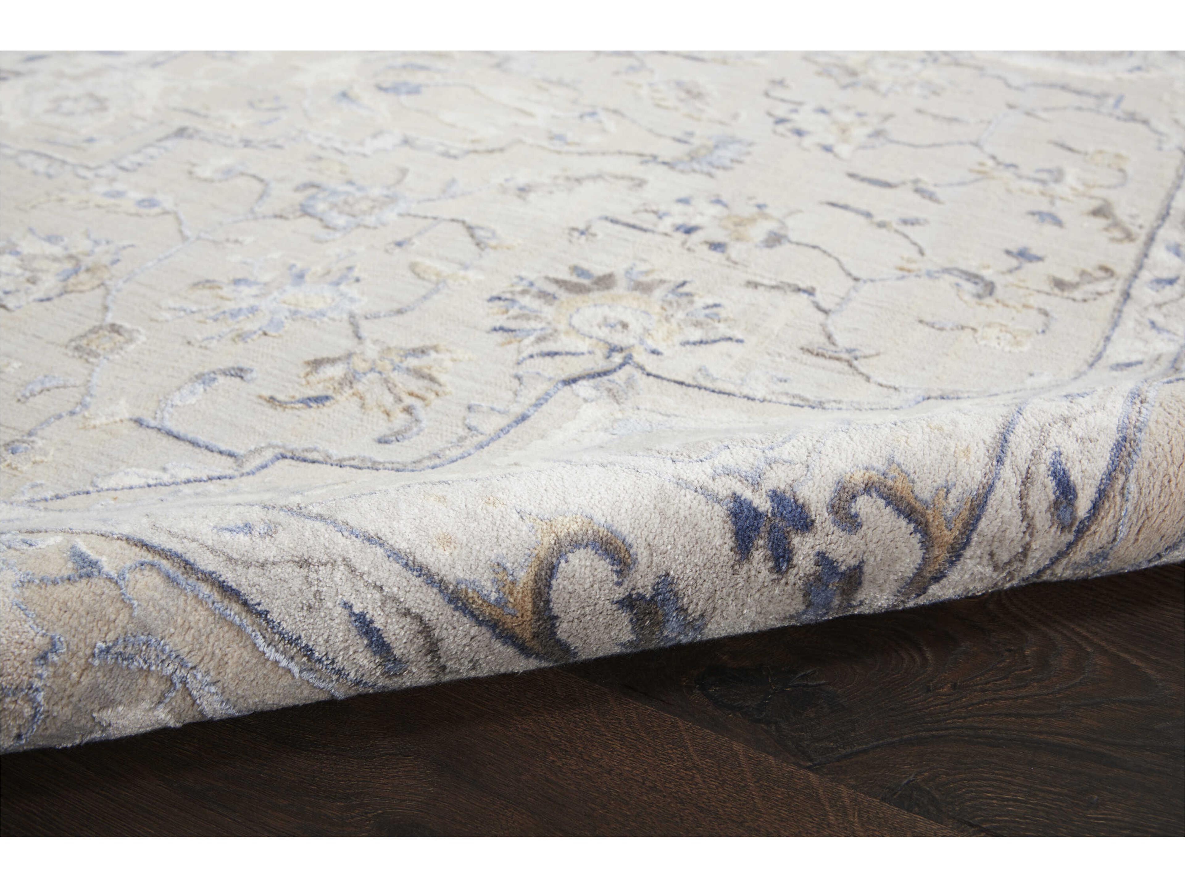 Nourison Silky Textures Bordered Runner Area Rug