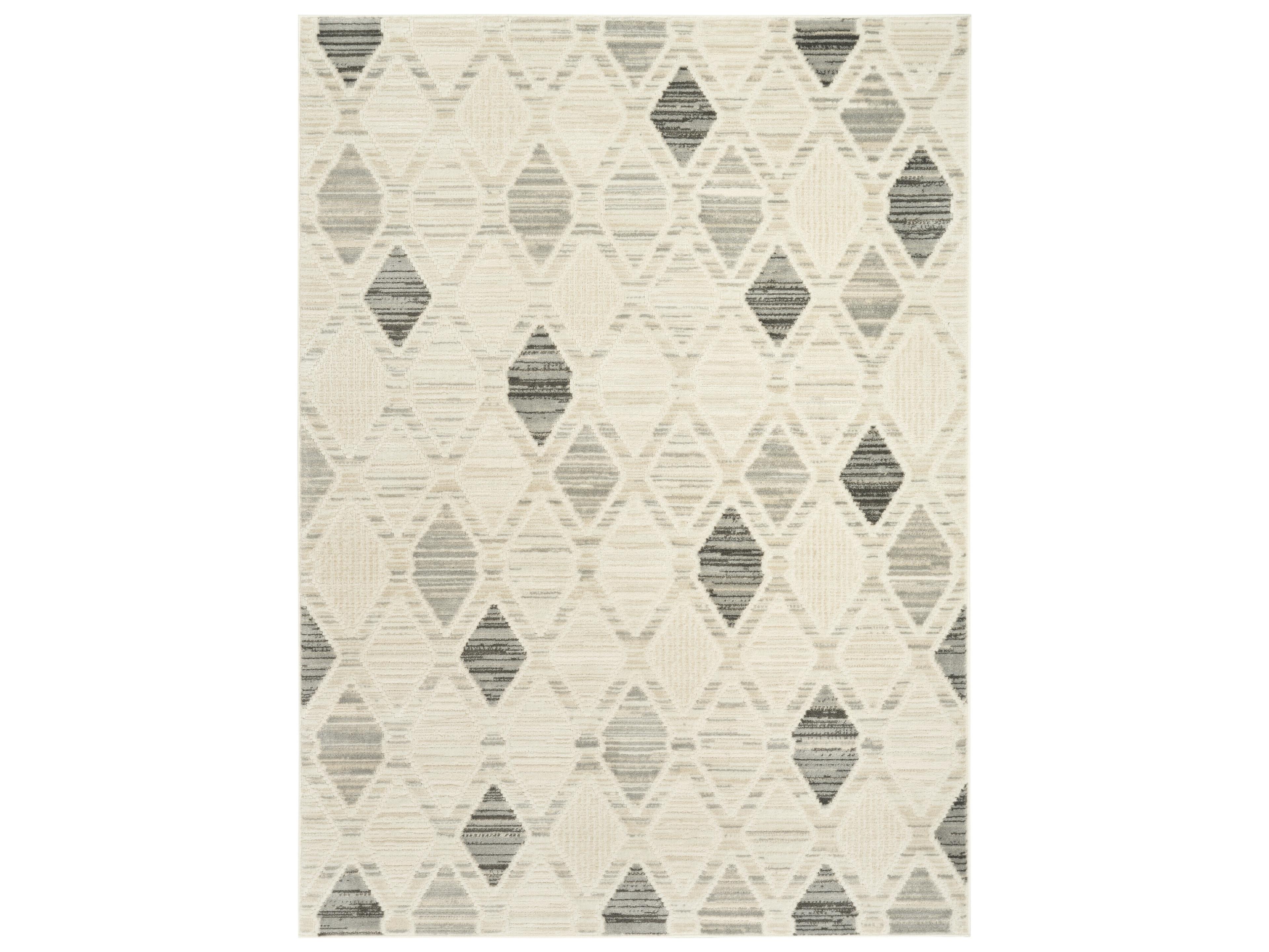 Serenity Home Geometric Area Rug