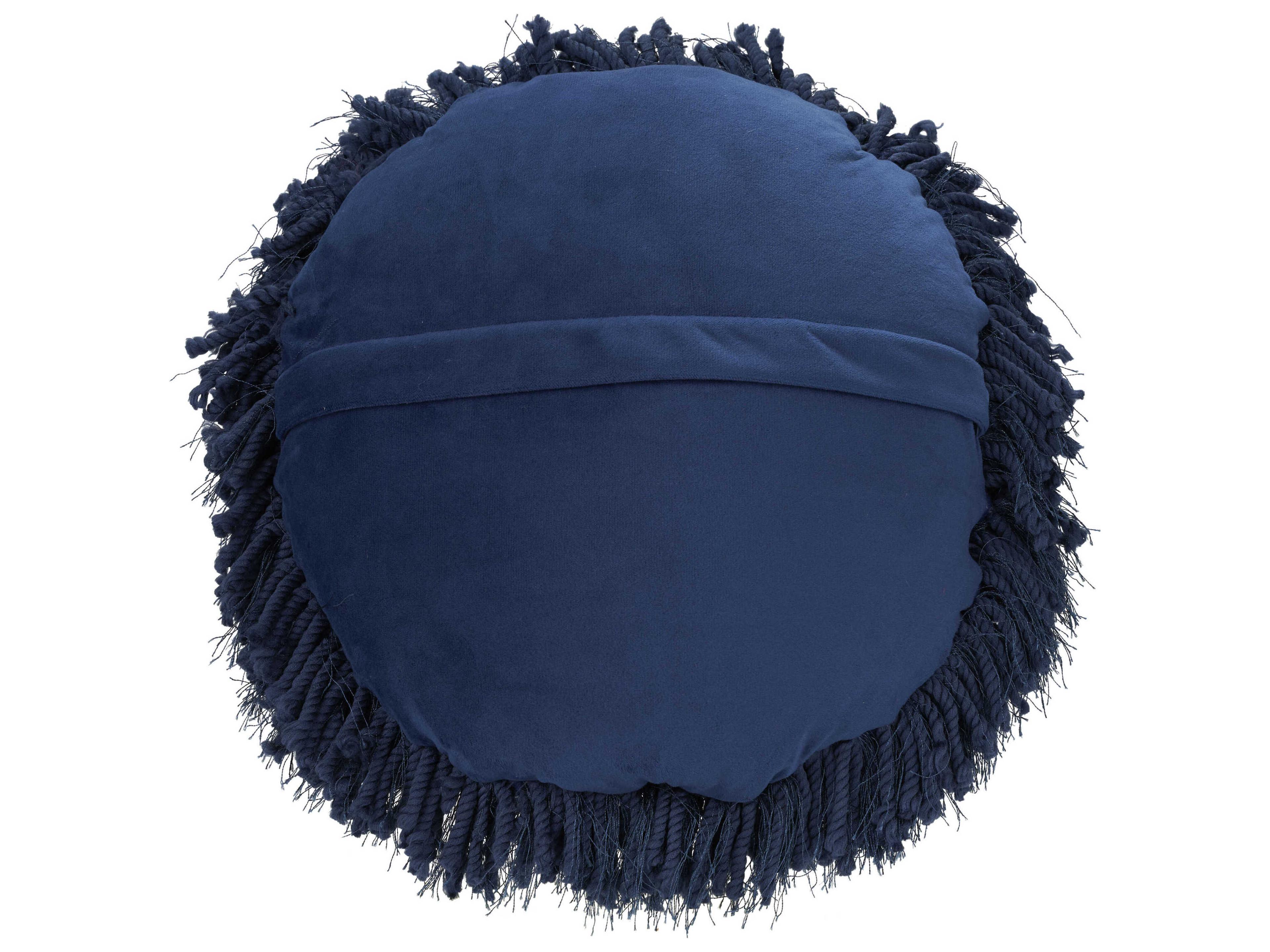 Nourison Shag Navy Pillow