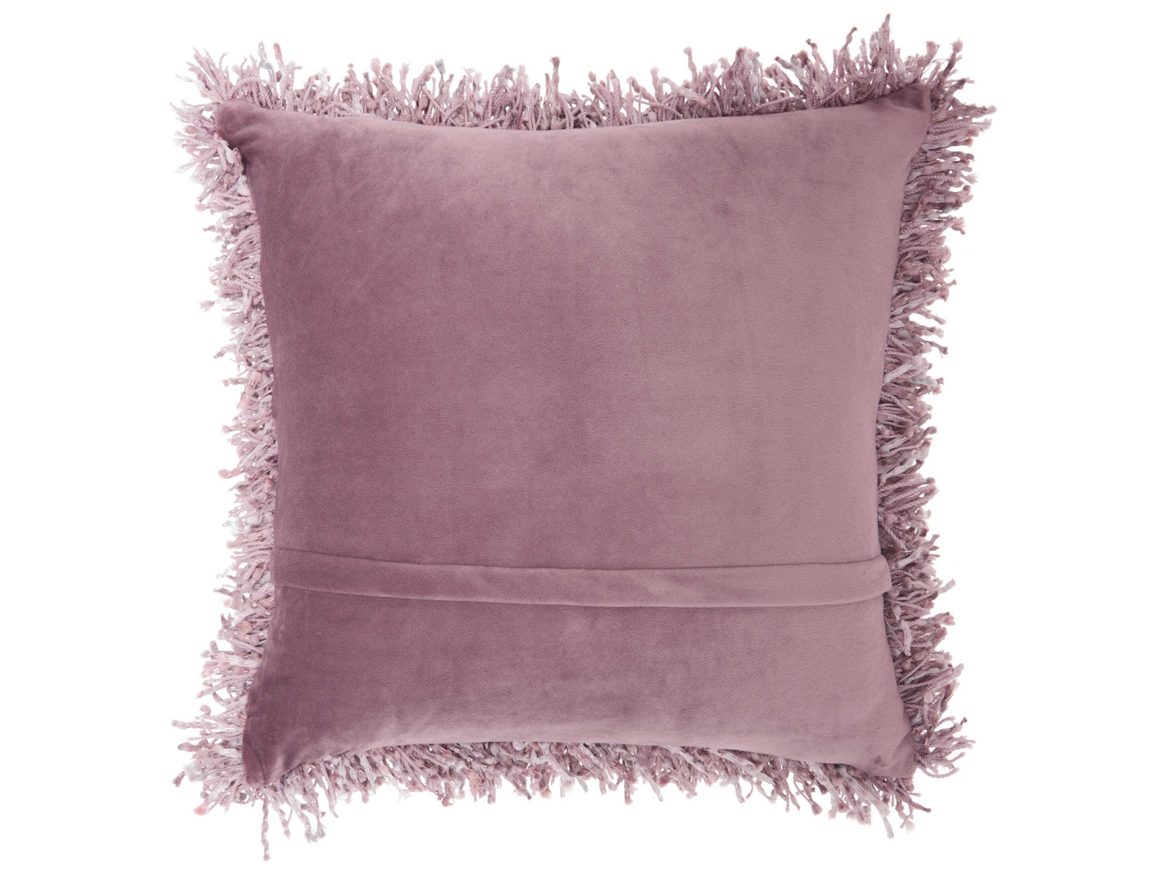 Nourison Shag Lavender 20" x 20" Pillow