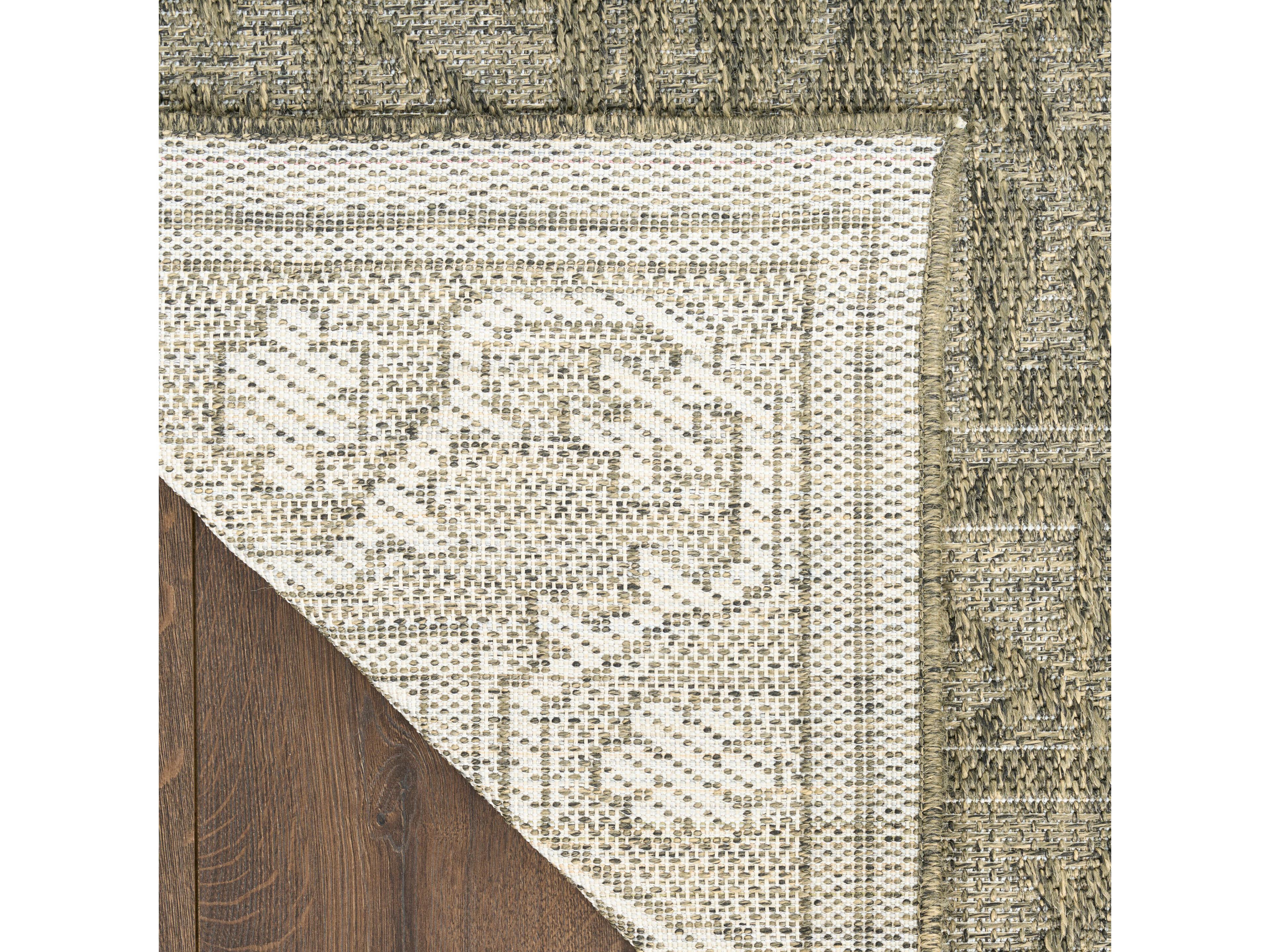 Nourison Tulum Bordered Runner Area Rug