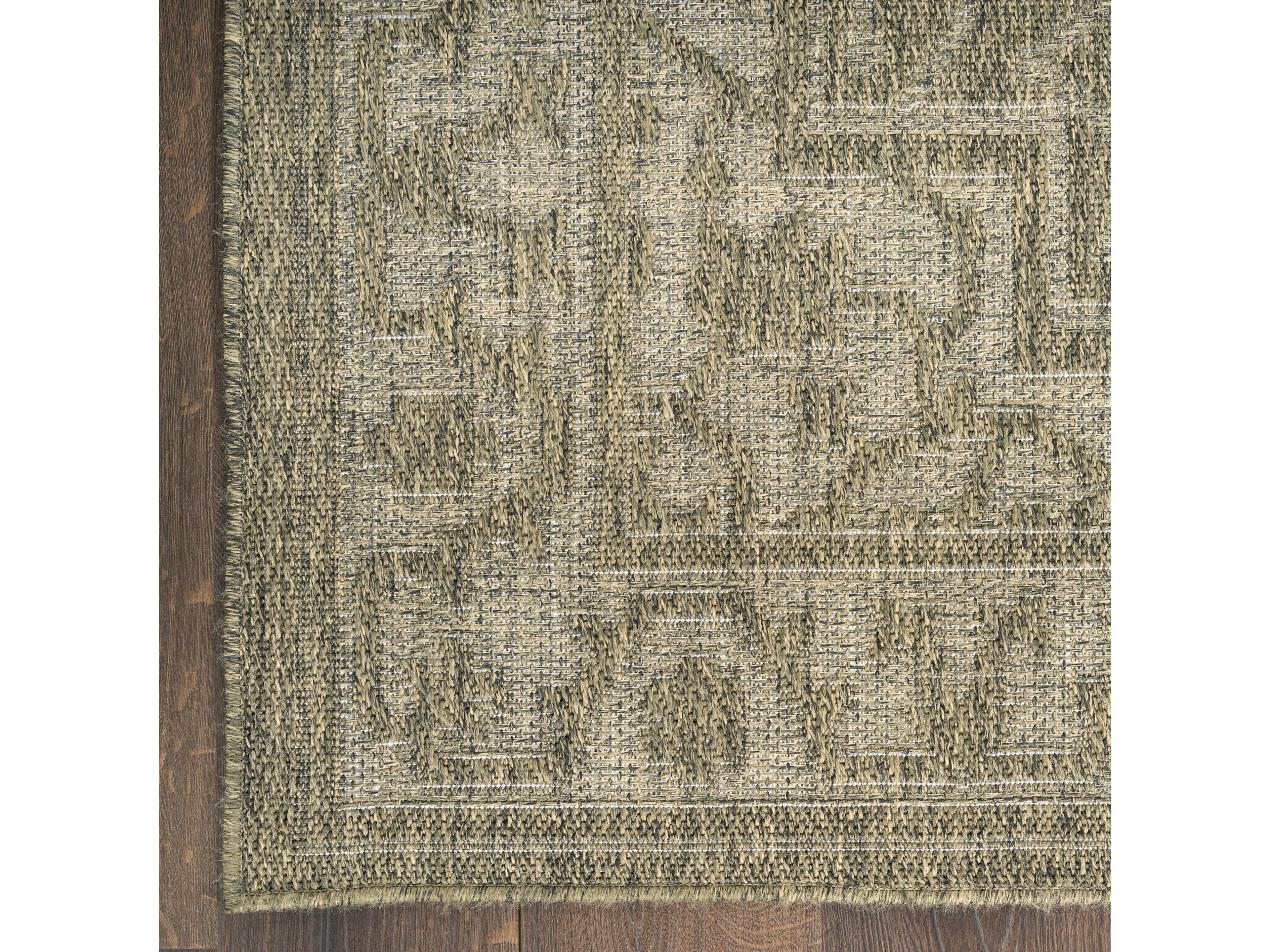 Nourison Tulum Bordered Runner Area Rug