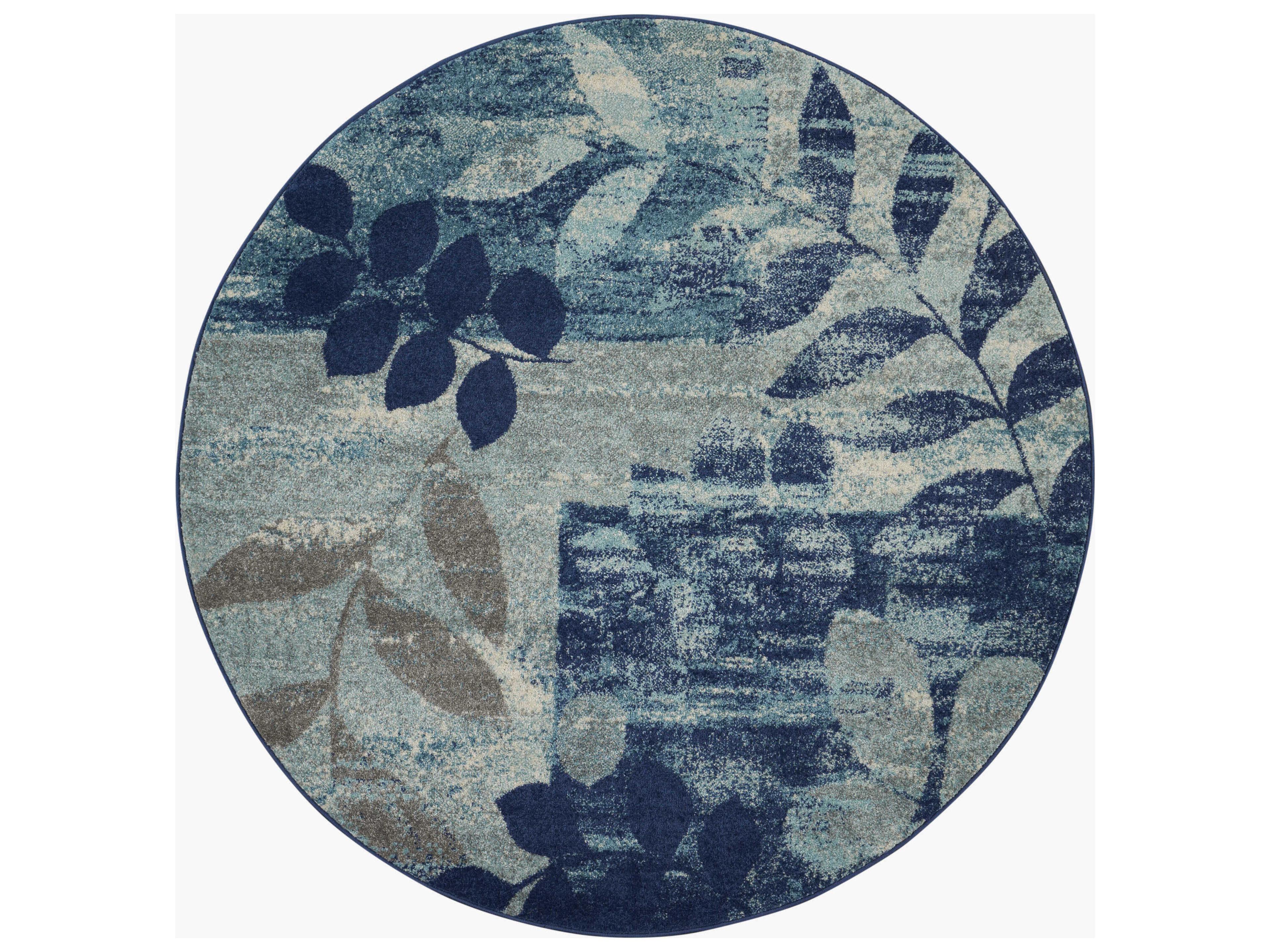 Tranquil Floral Area Rug