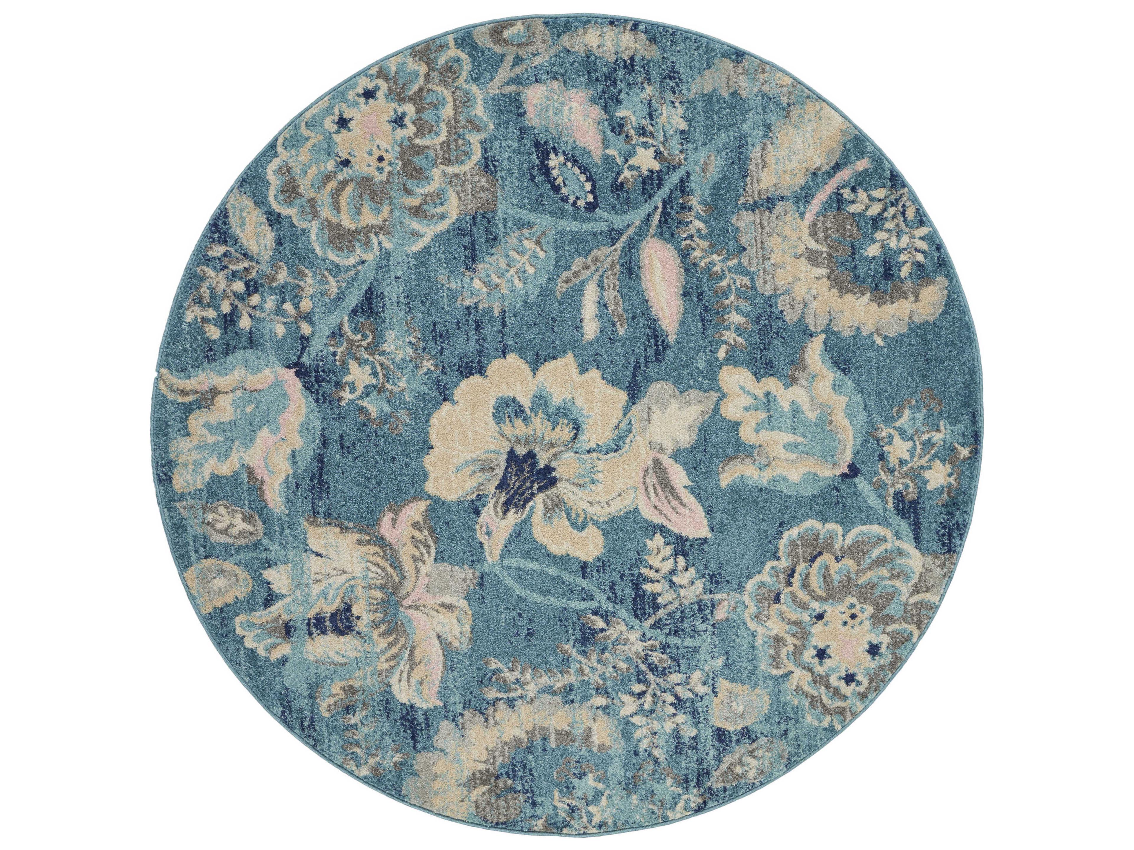 Tranquil Floral Area Rug