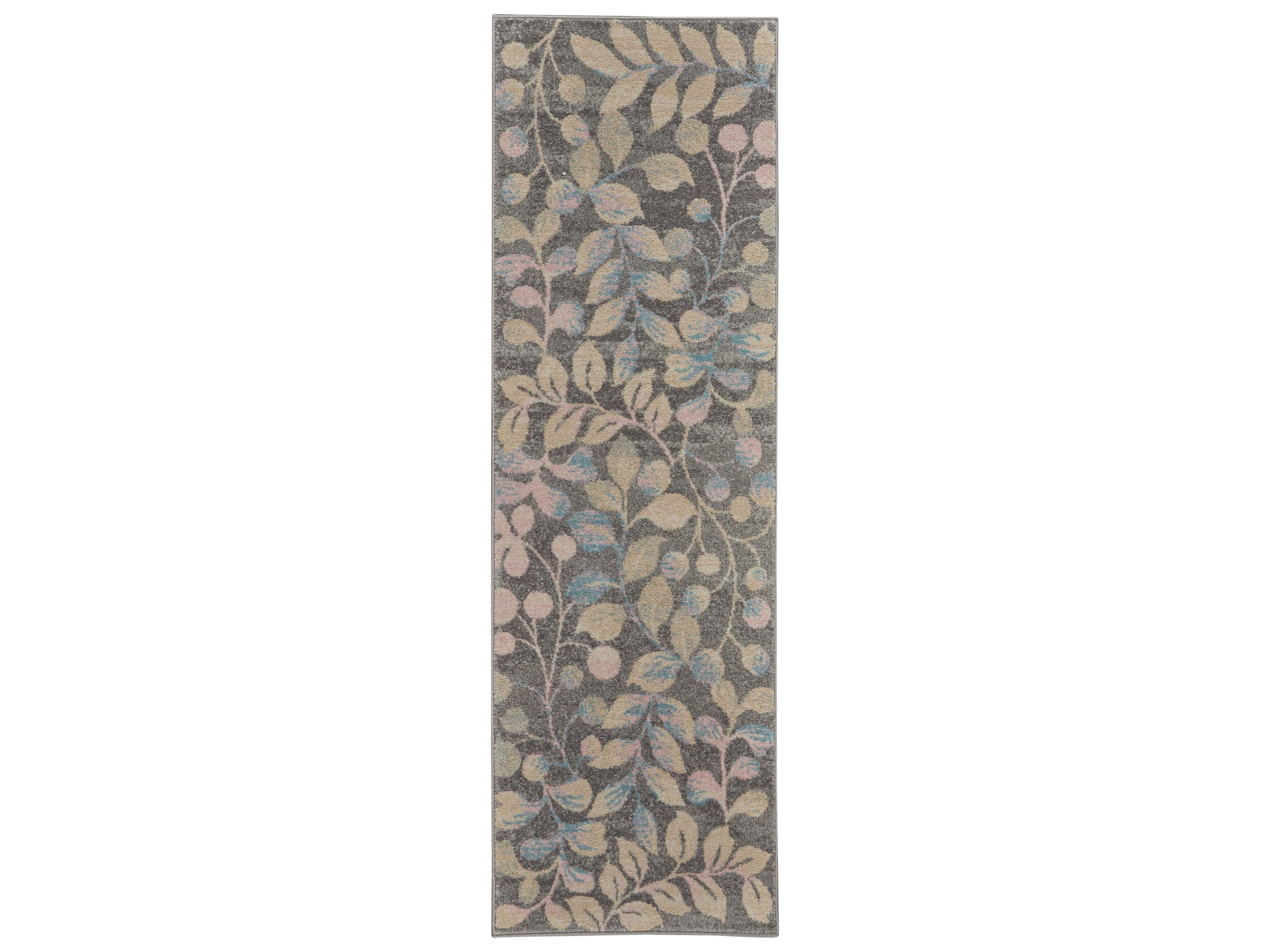 Tranquil Floral Runner Area Rug