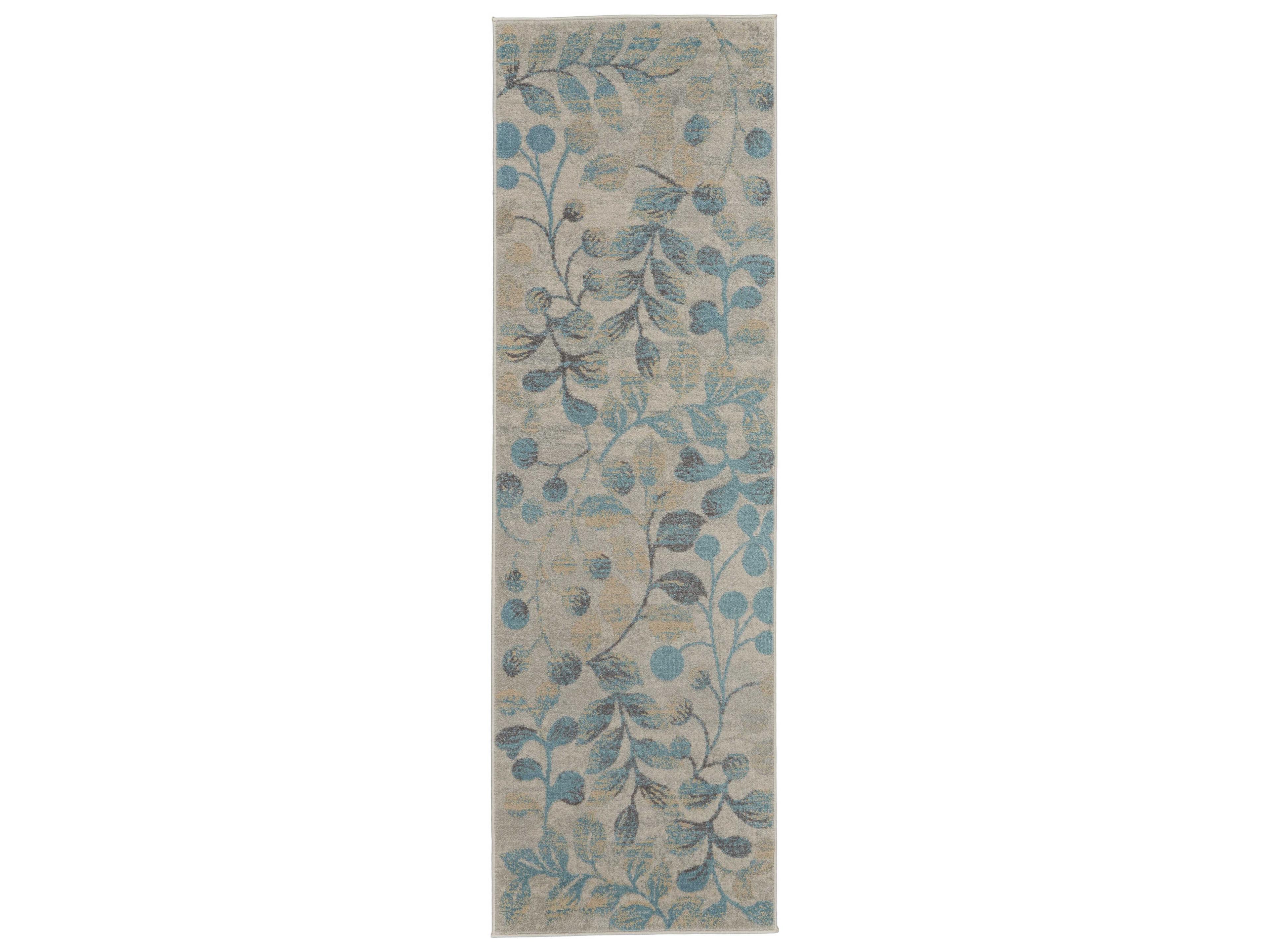Tranquil Floral Runner Area Rug