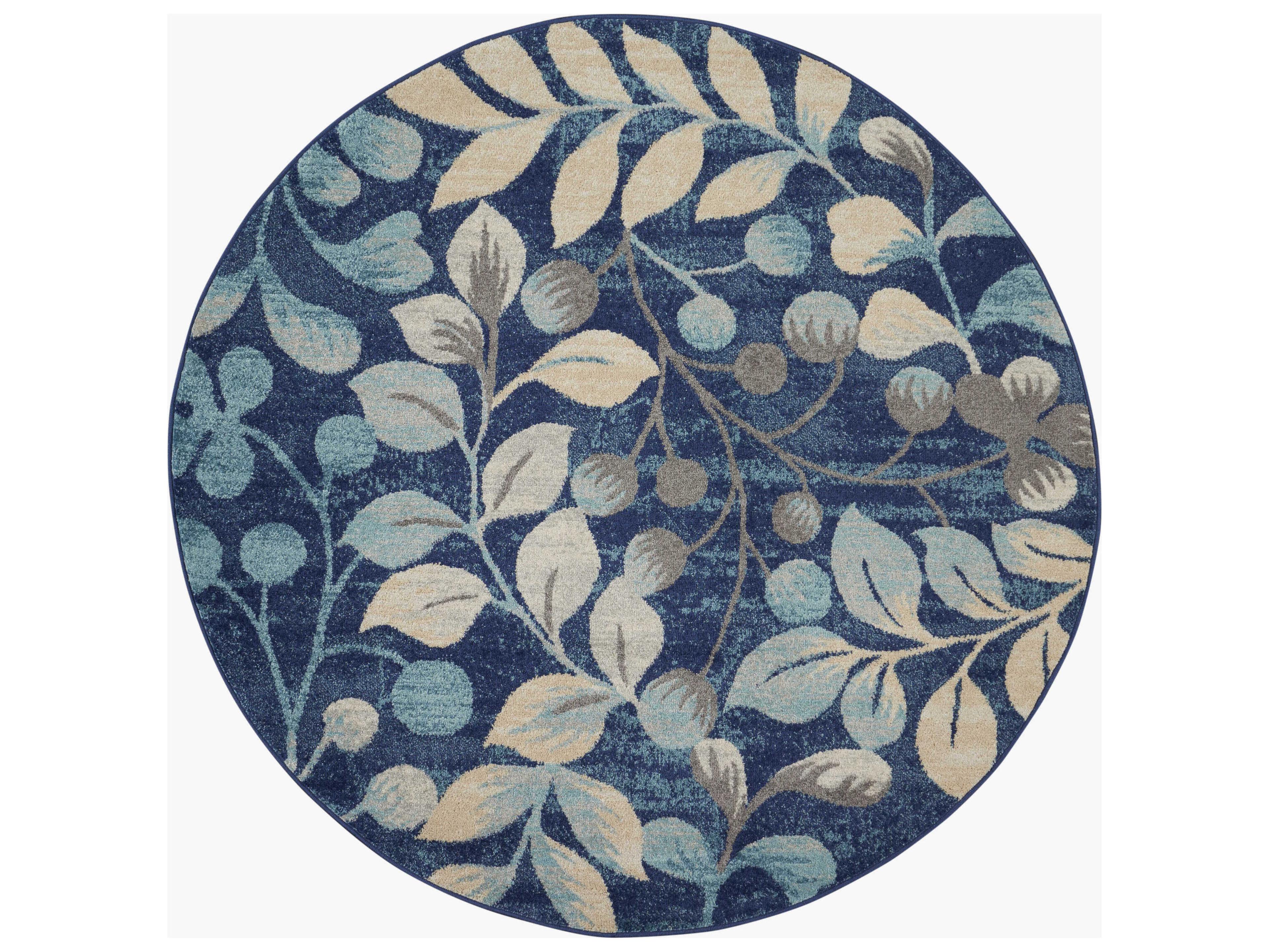 Tranquil Floral Area Rug