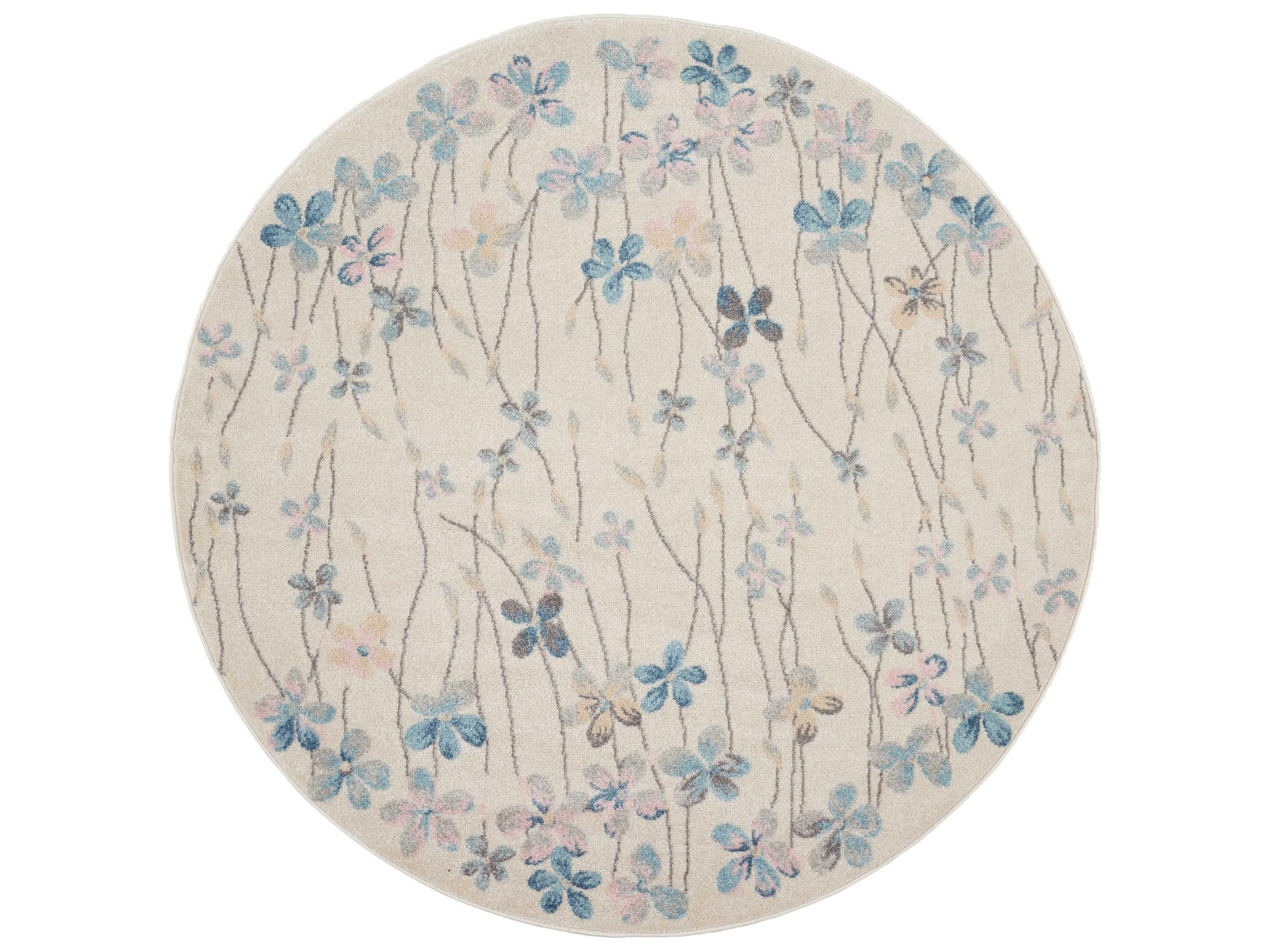 Tranquil Floral Area Rug