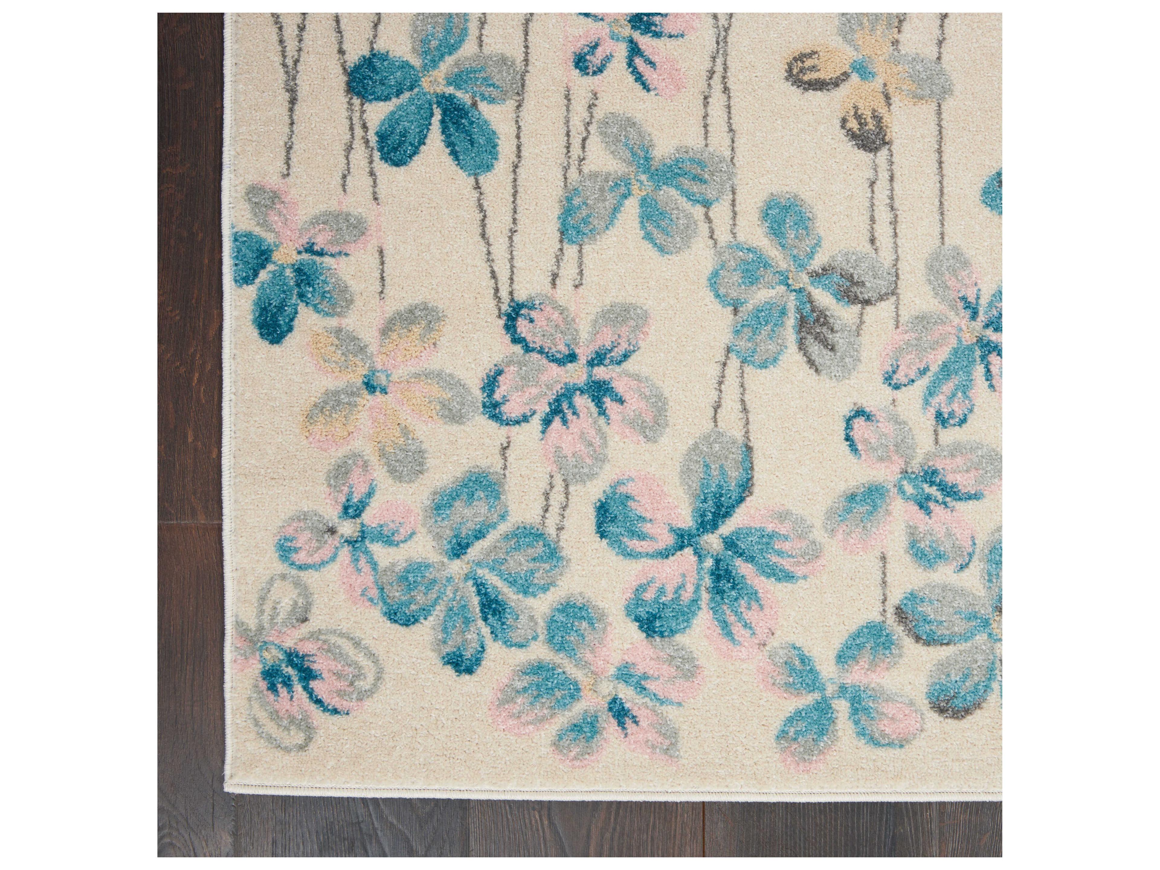 Nourison Tranquil Floral Runner Area Rug