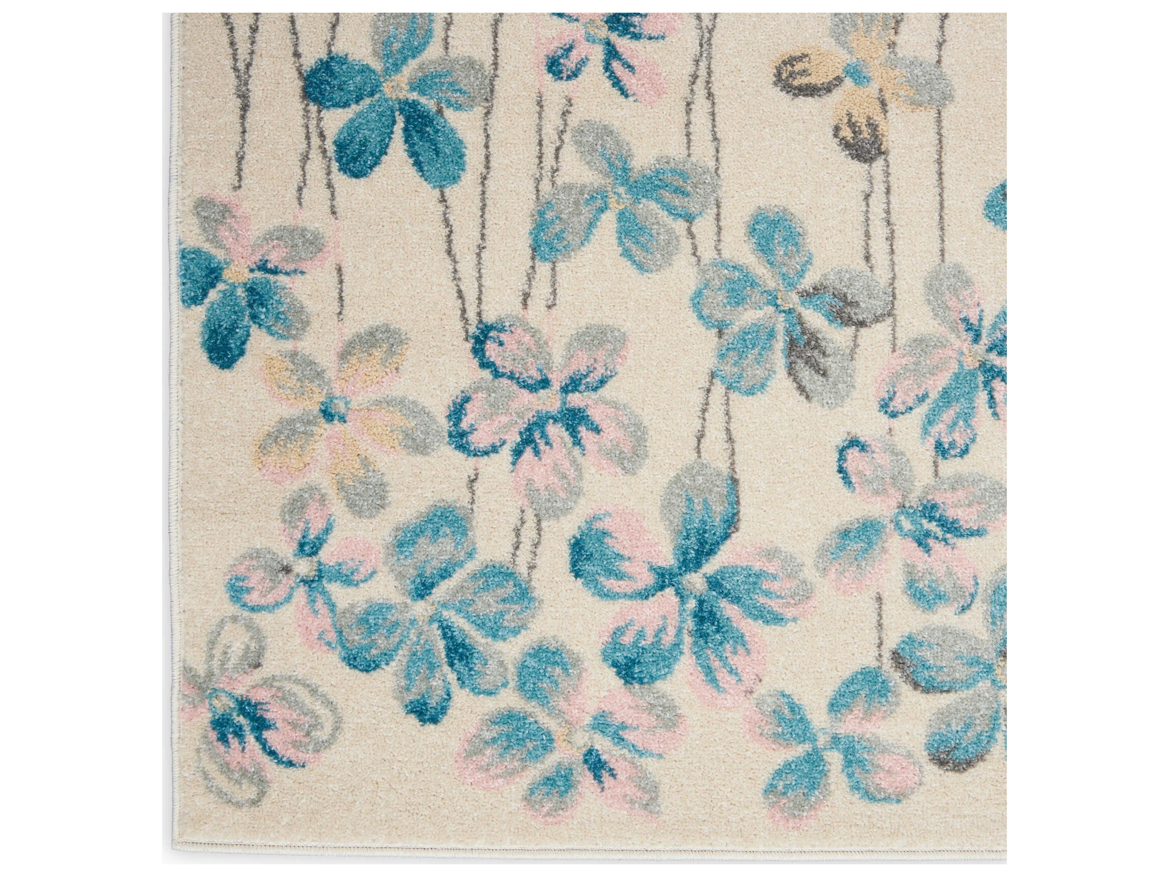 Nourison Tranquil Floral Runner Area Rug