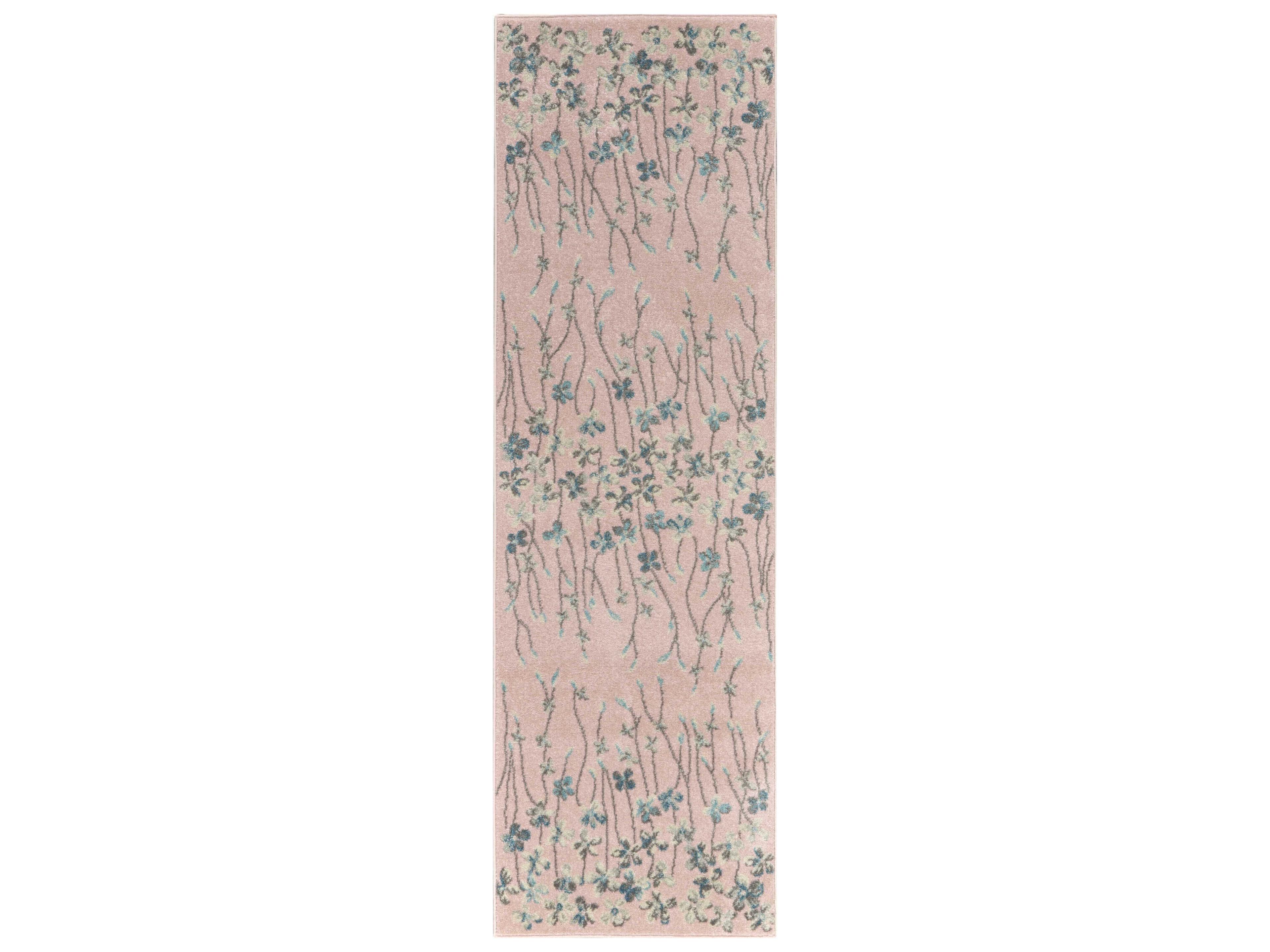 Tranquil Floral Runner Area Rug