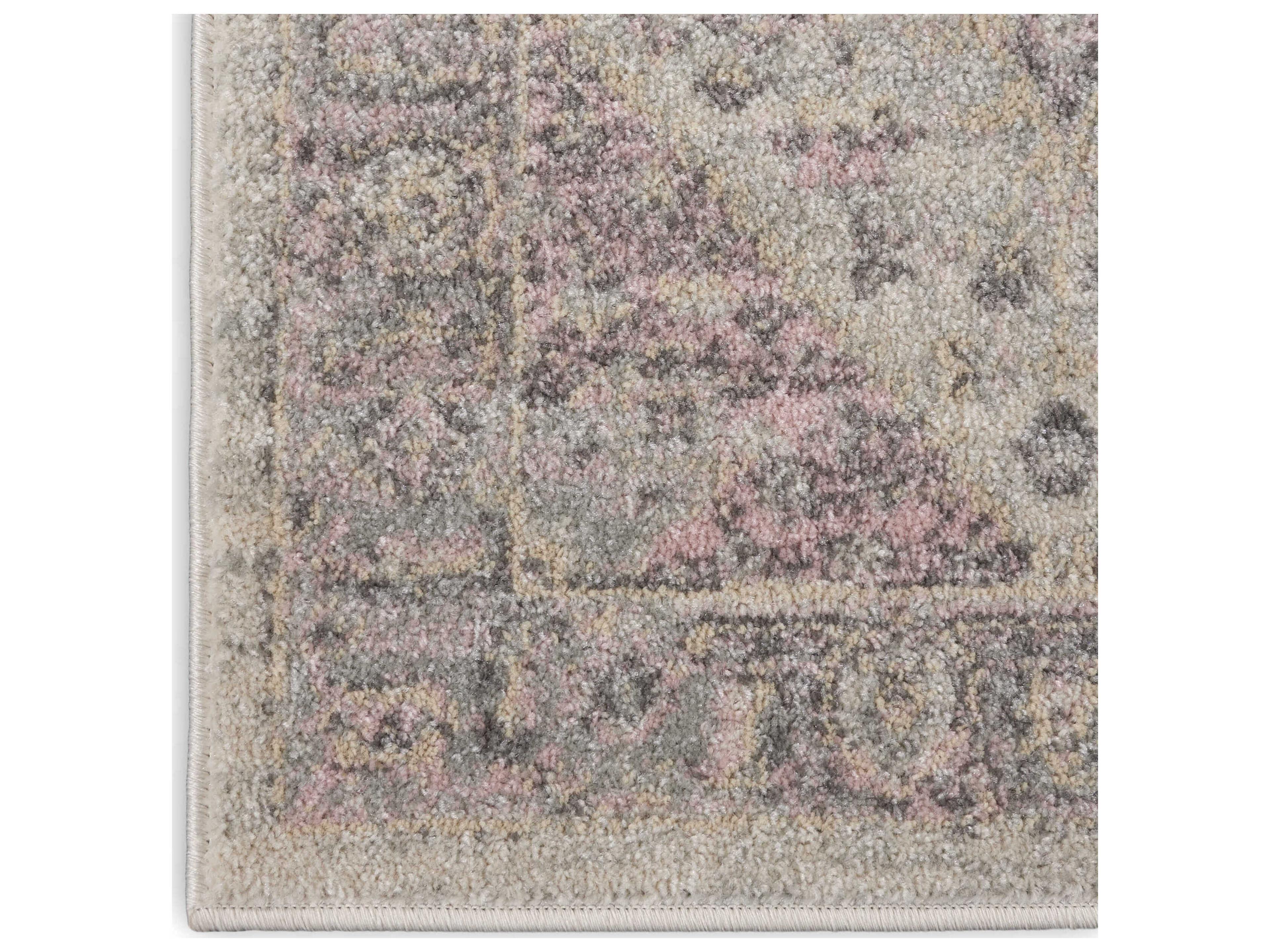 Nourison Tranquil Bordered Runner Area Rug