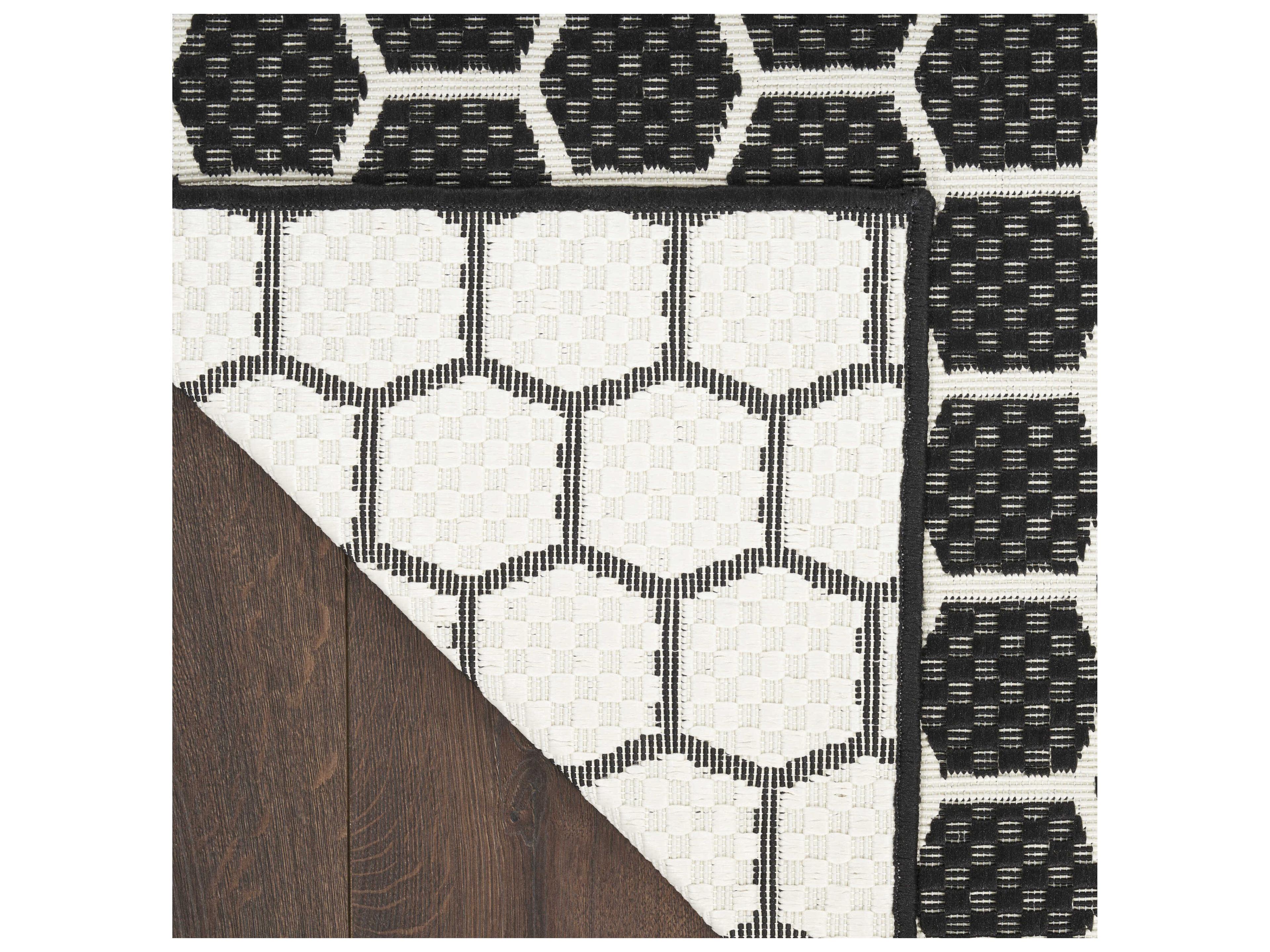 Nourison Twist Reversible Geometric Area Rug