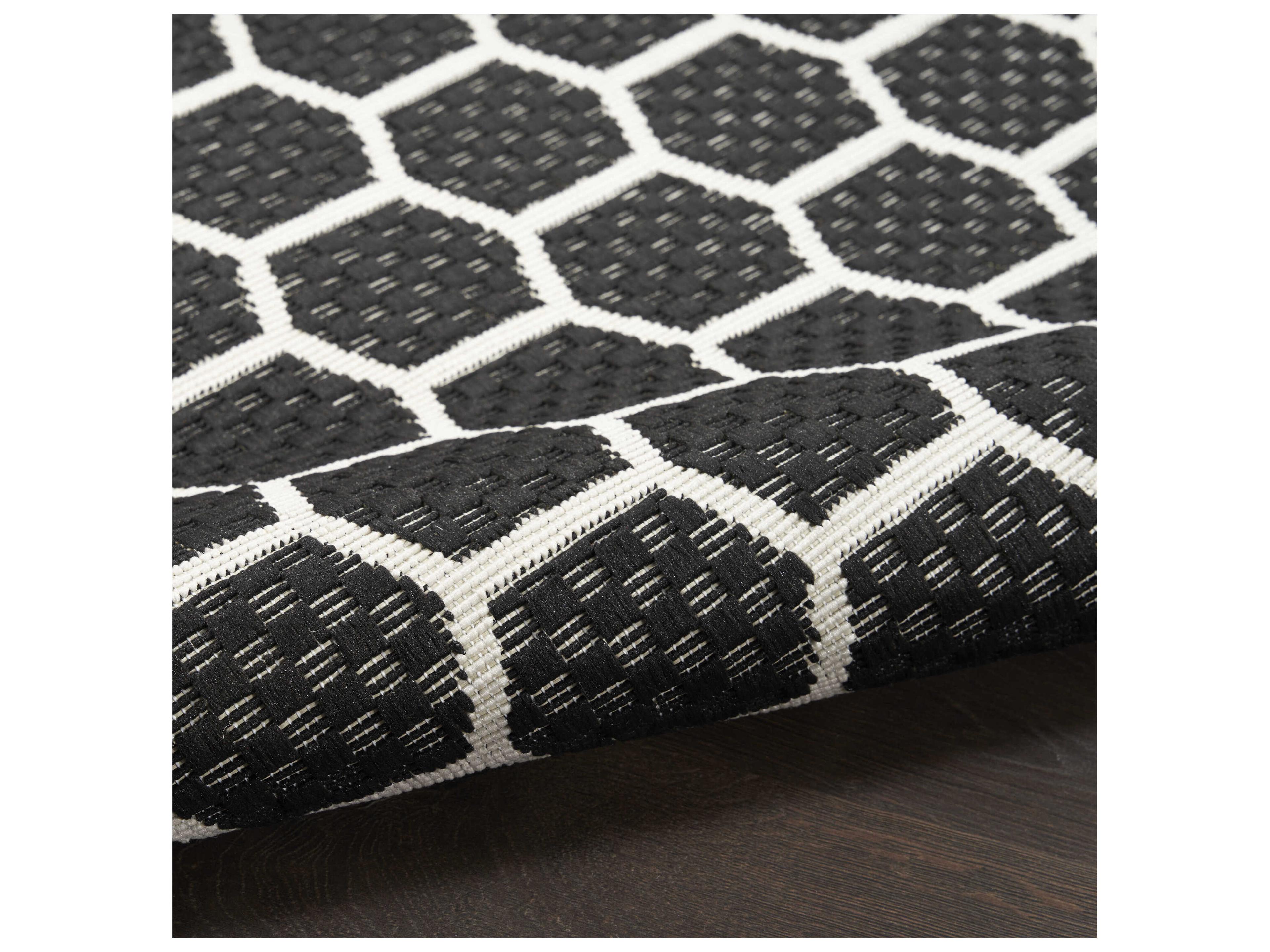 Nourison Twist Reversible Geometric Area Rug