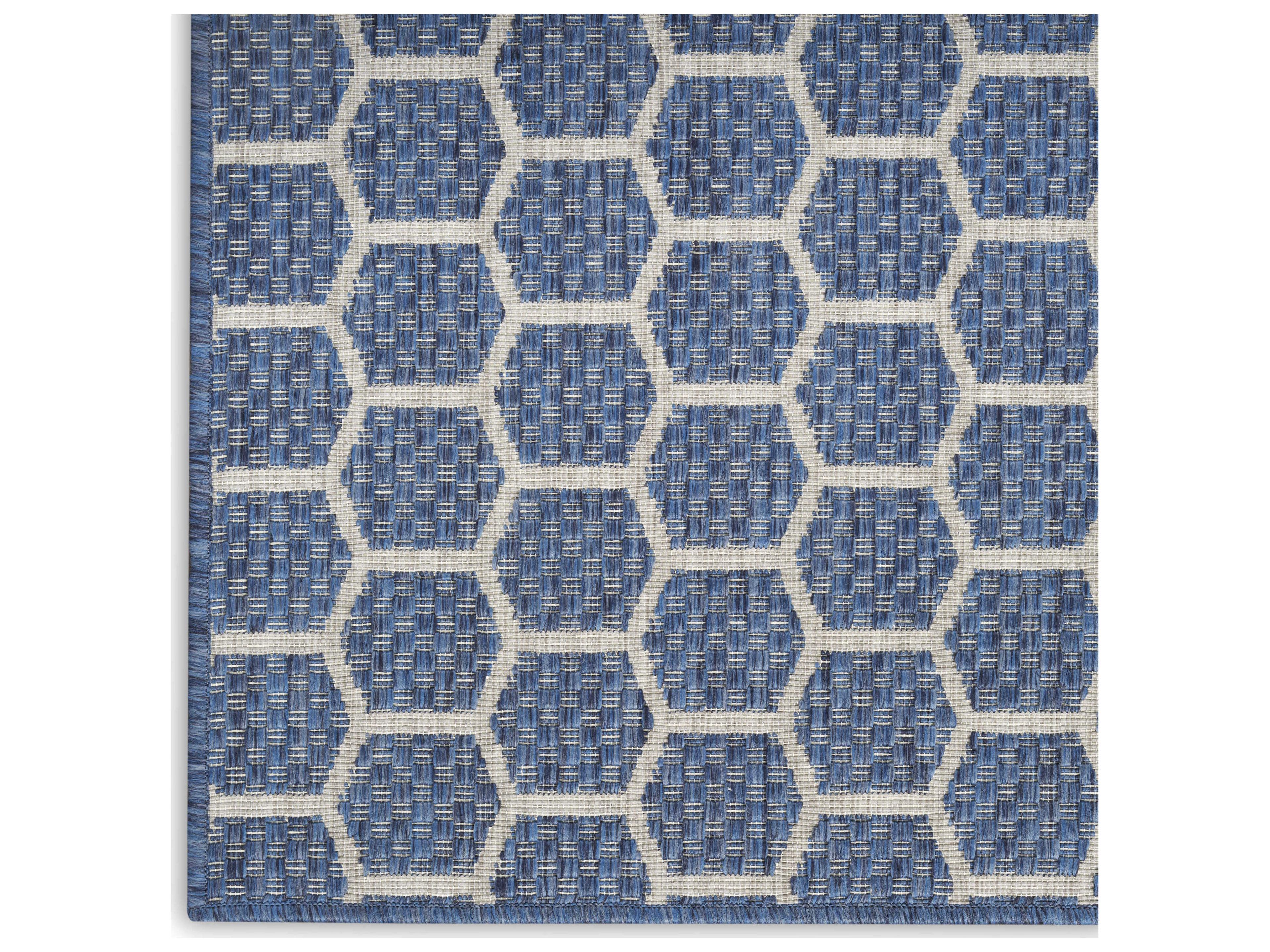 Nourison Twist Reversible Geometric Runner Area Rug