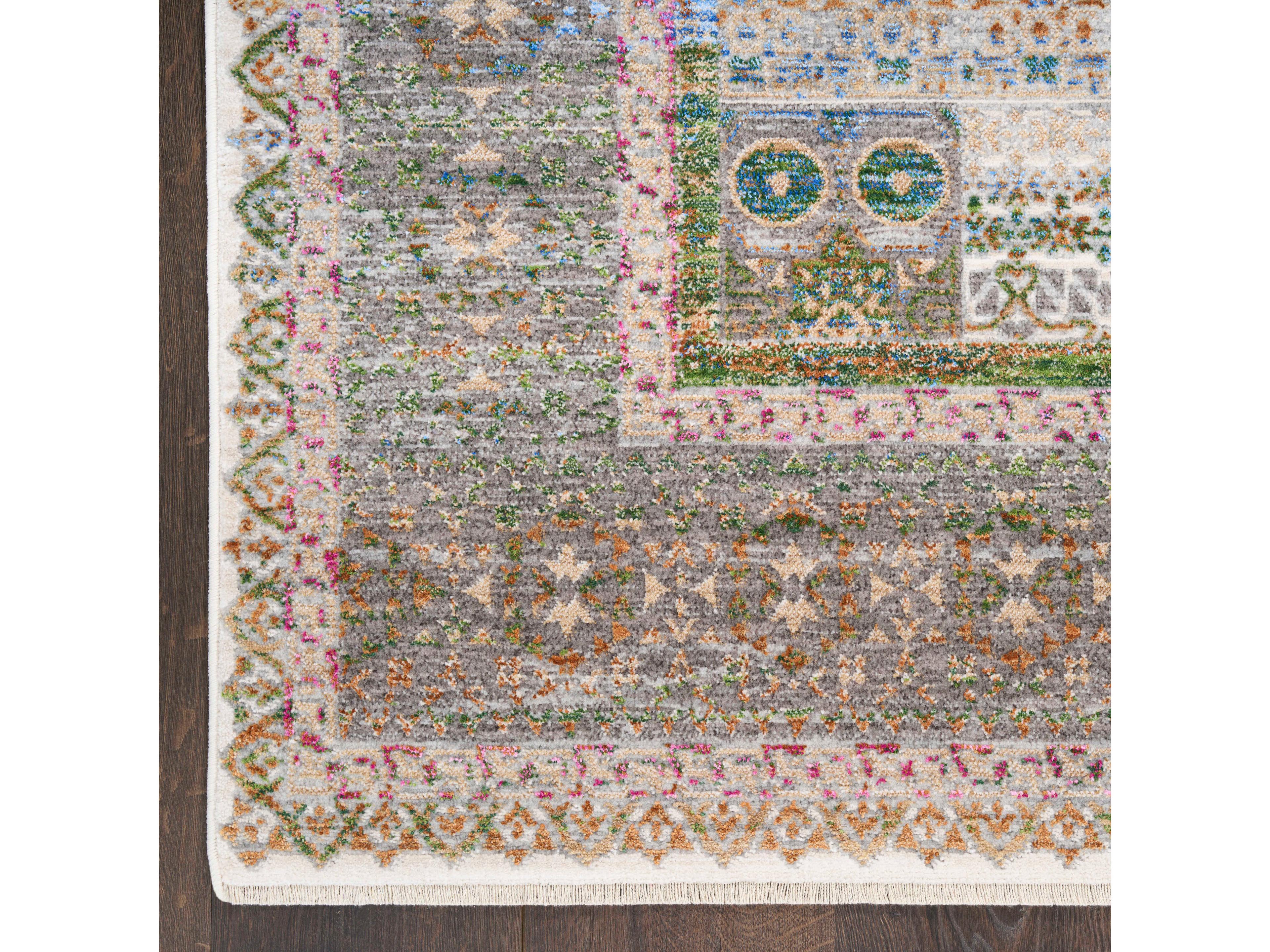 Nourison Vintage Harmony Bordered Area Rug