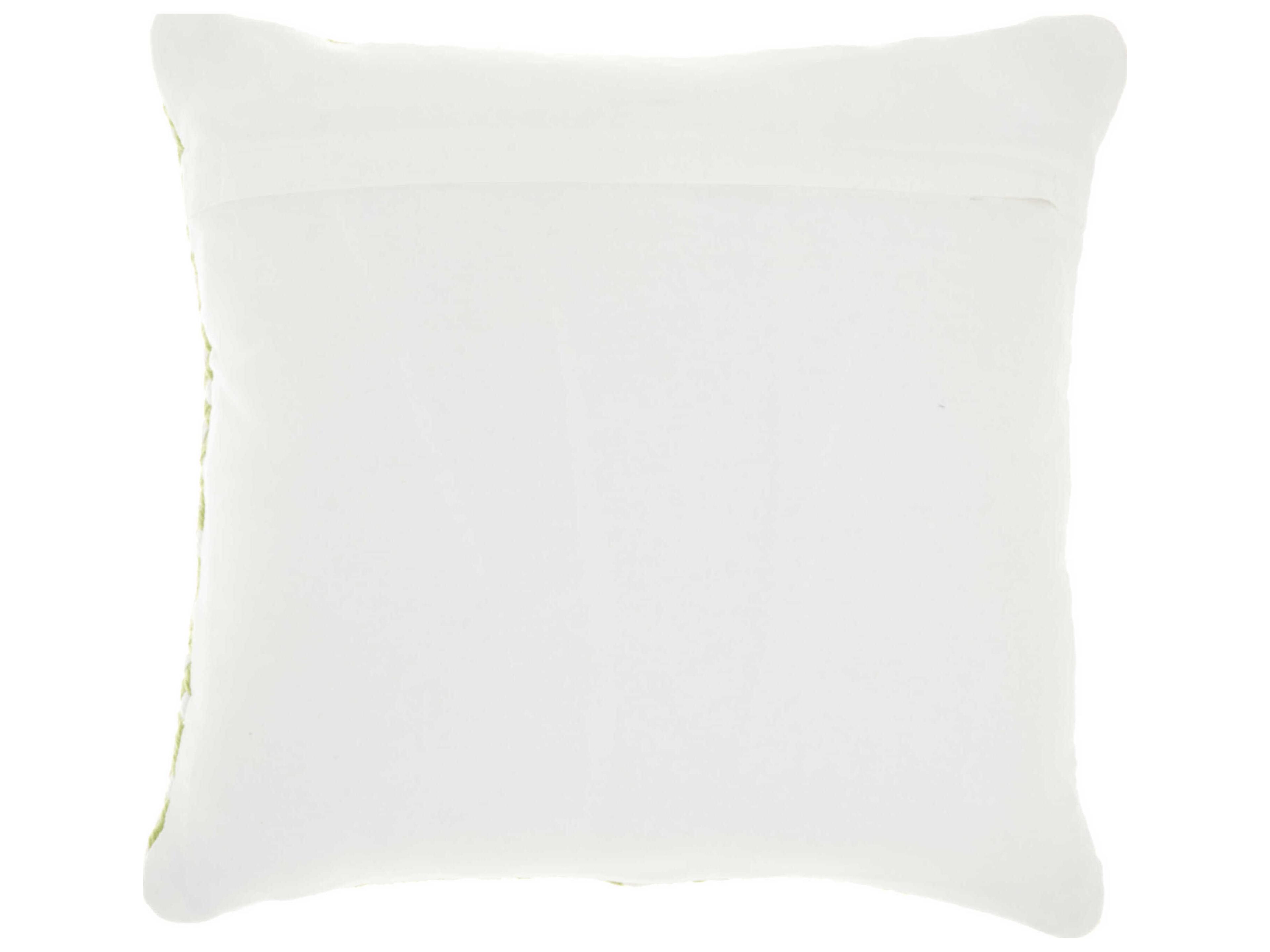 Nourison Outdoor Pillows Green 18" x 18" Pillow