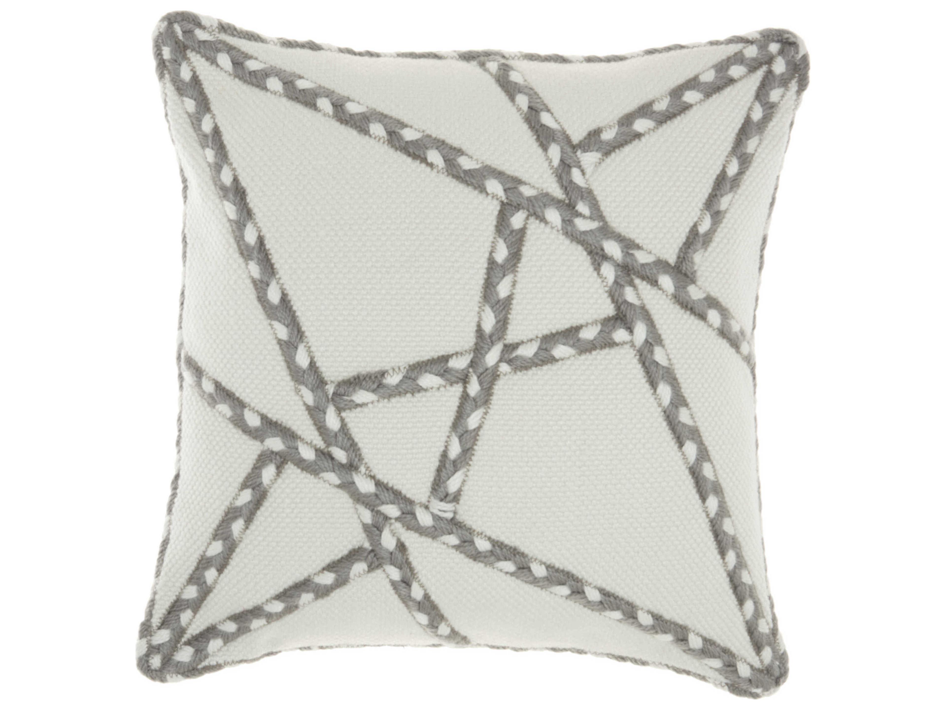 Outdoor Pillows Grey 18" x 18" Pillow