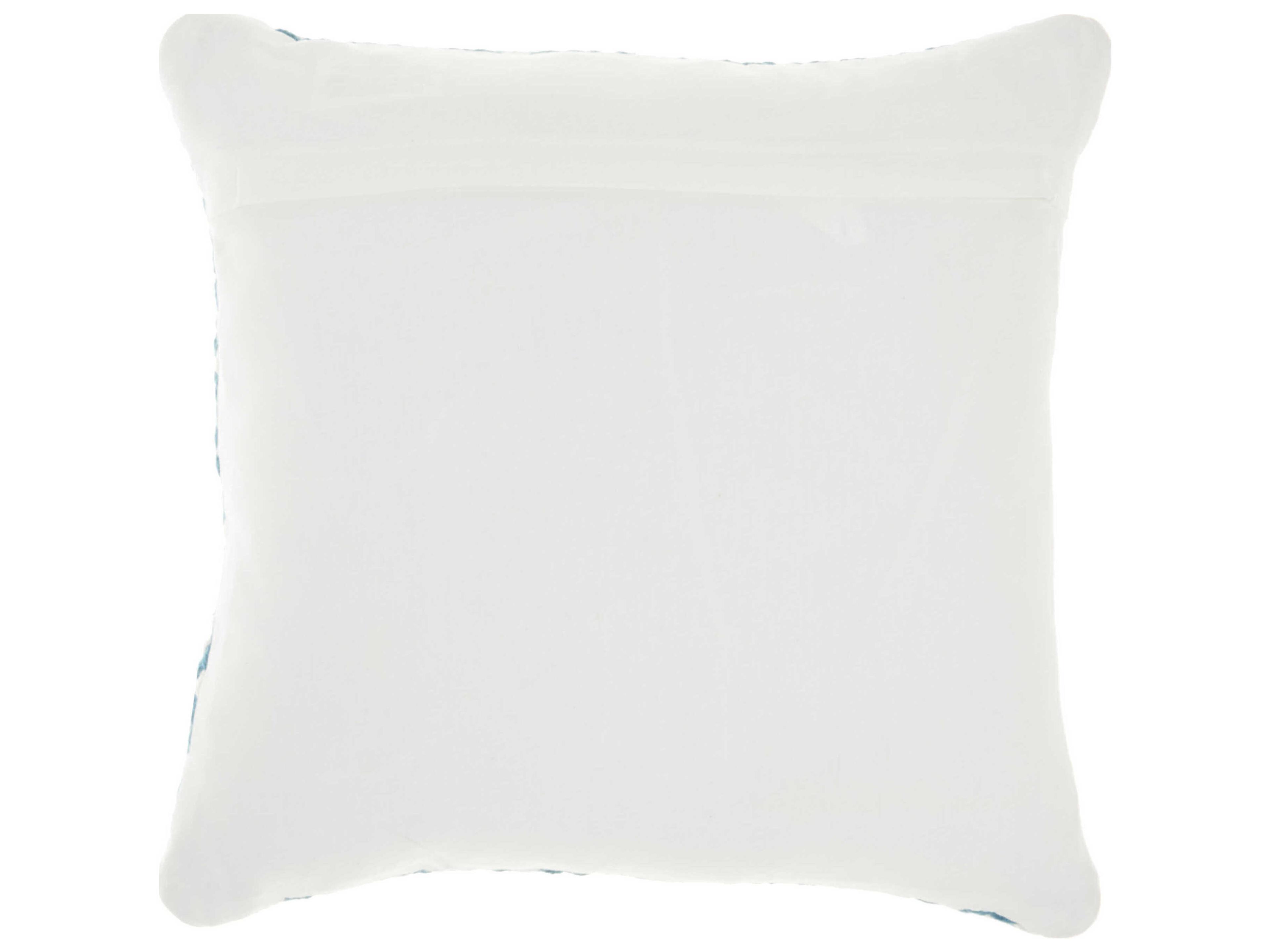 Nourison Outdoor Pillows Turquoise 18" x 18" Pillow