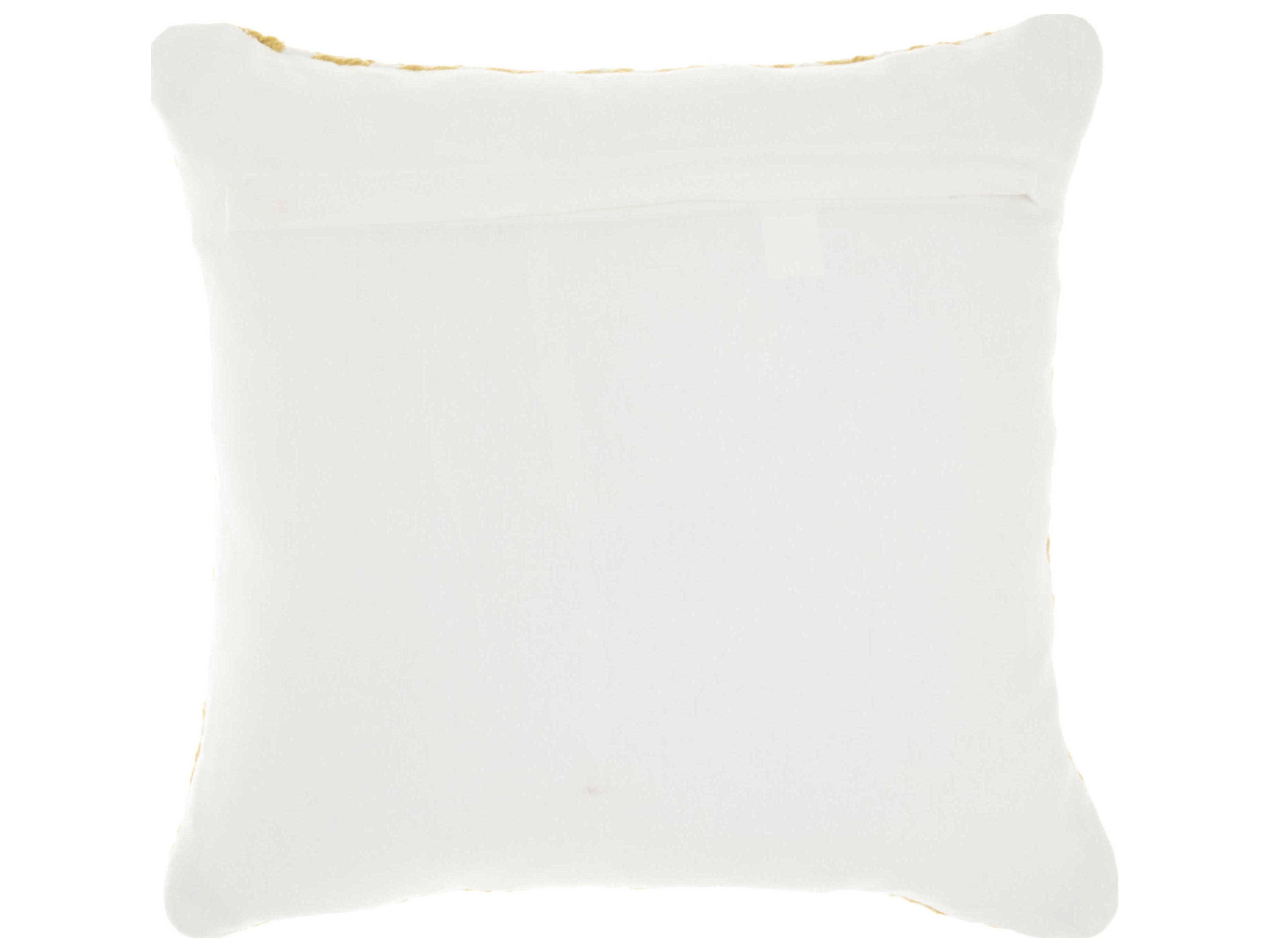 Nourison Outdoor Pillows Yellow 18" x 18" Pillow