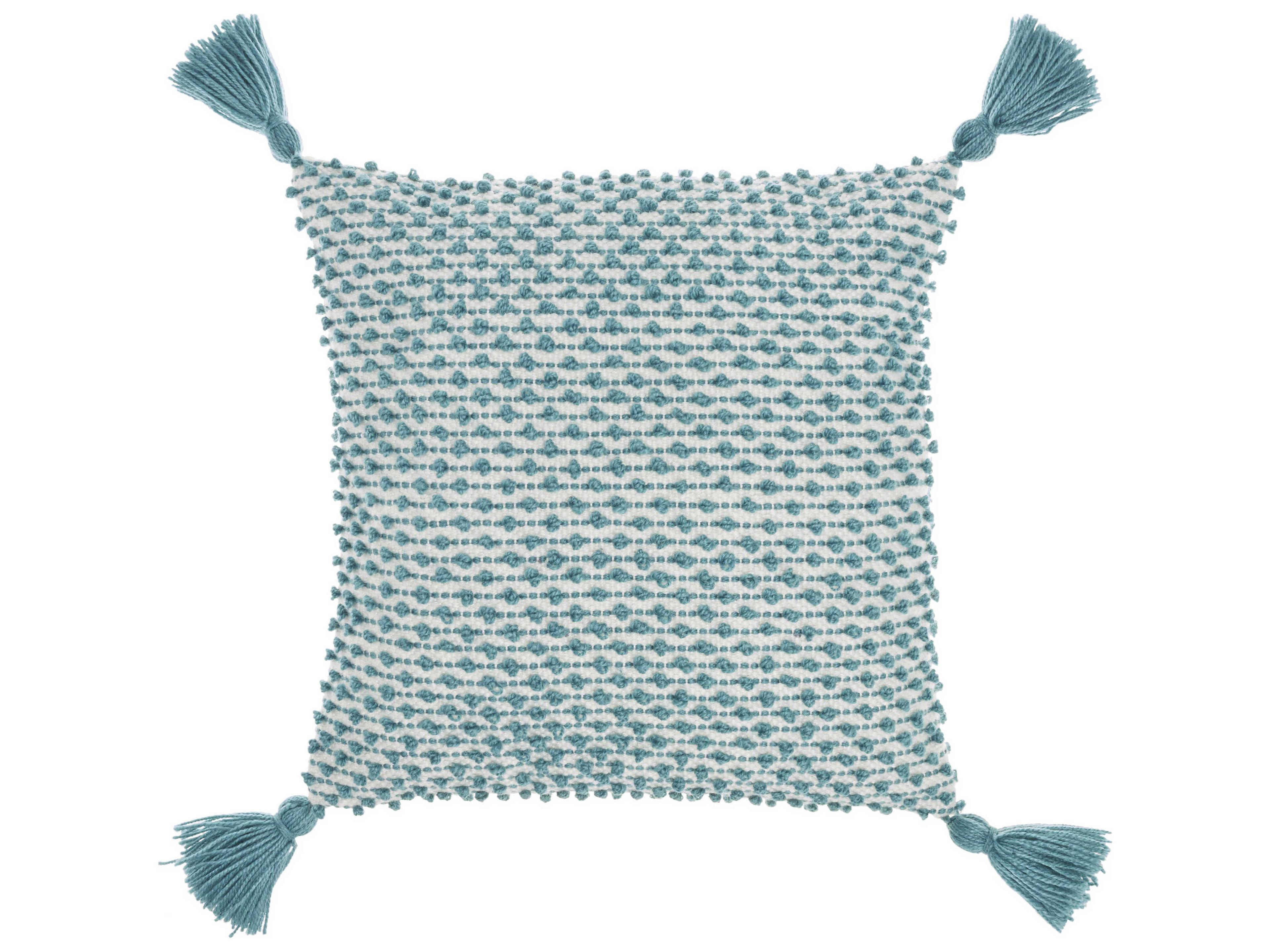 Outdoor Throw Pillow 18x18 Turquoise Decorative