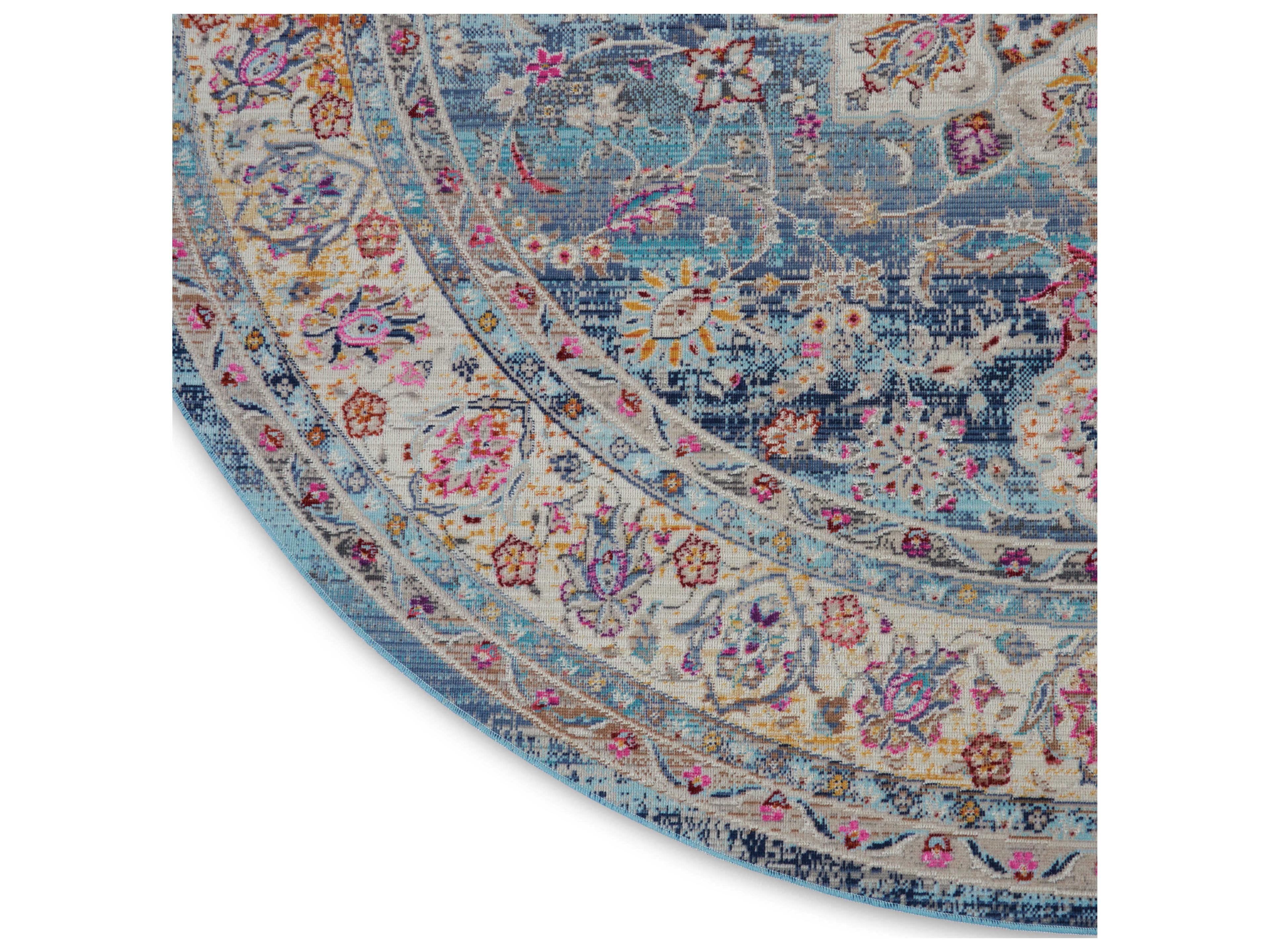 Nourison Vintage Kashan Bordered Area Rug