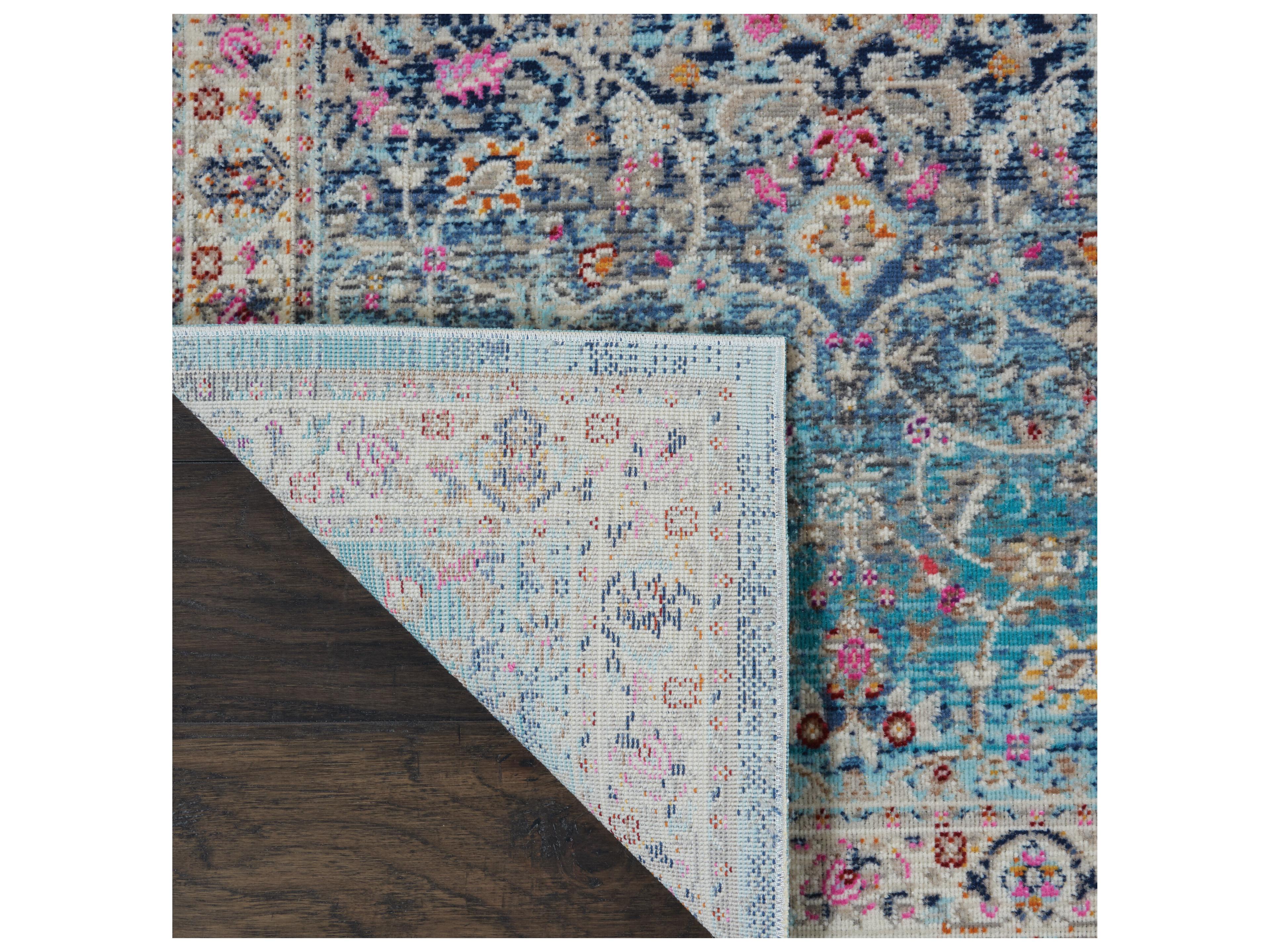 Nourison Vintage Kashan Bordered Runner Area Rug