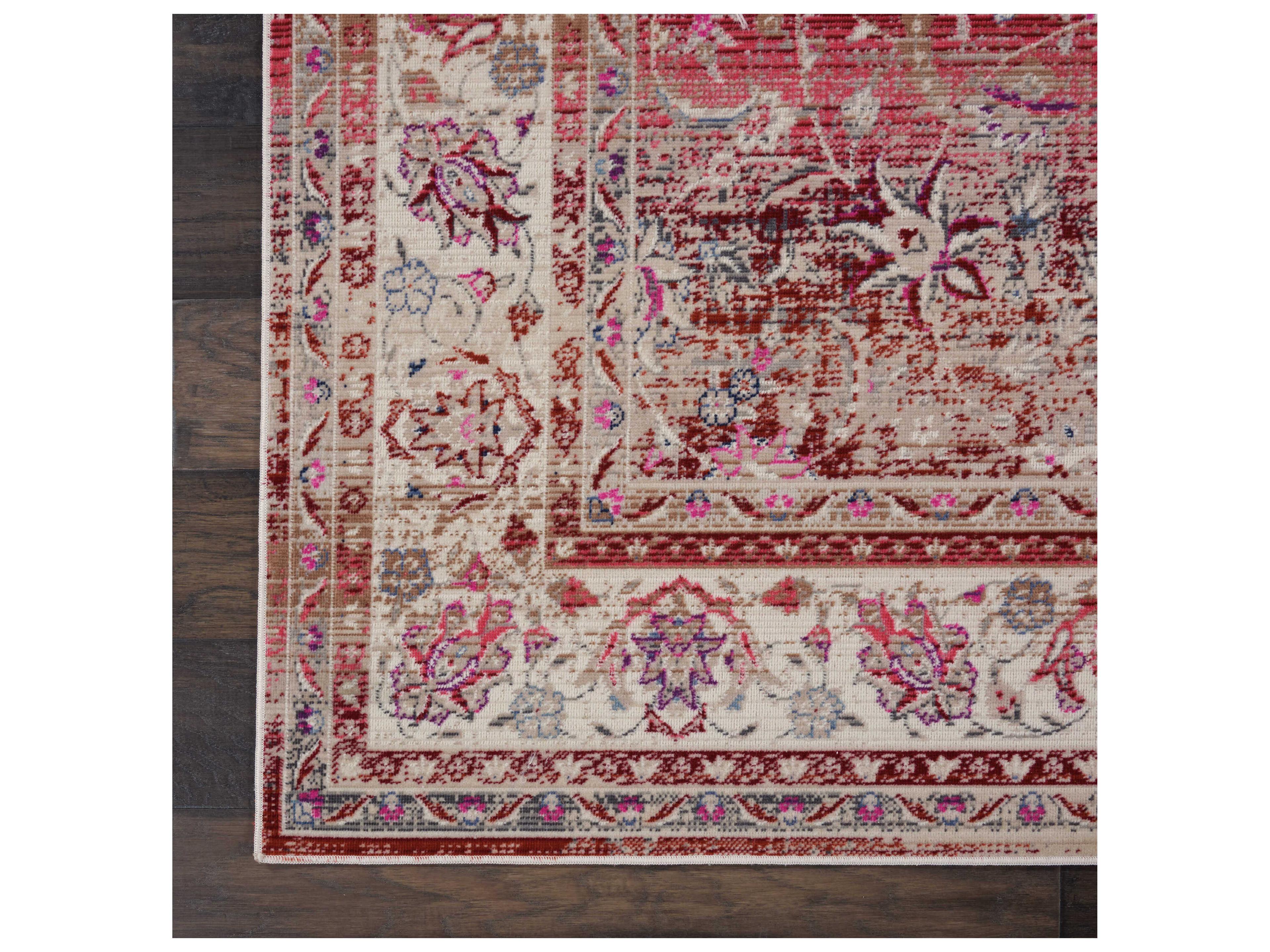 Nourison Vintage Kashan Bordered Area Rug