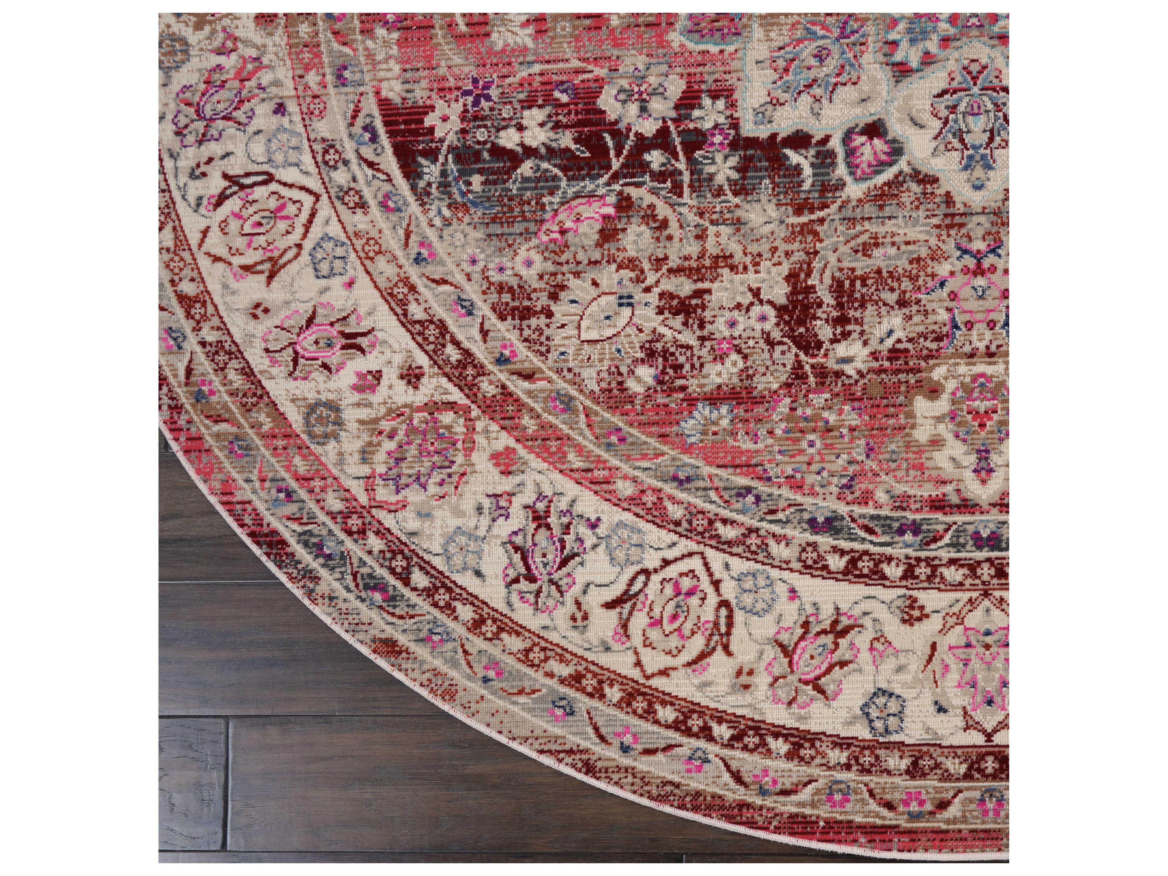Nourison Vintage Kashan Bordered Area Rug