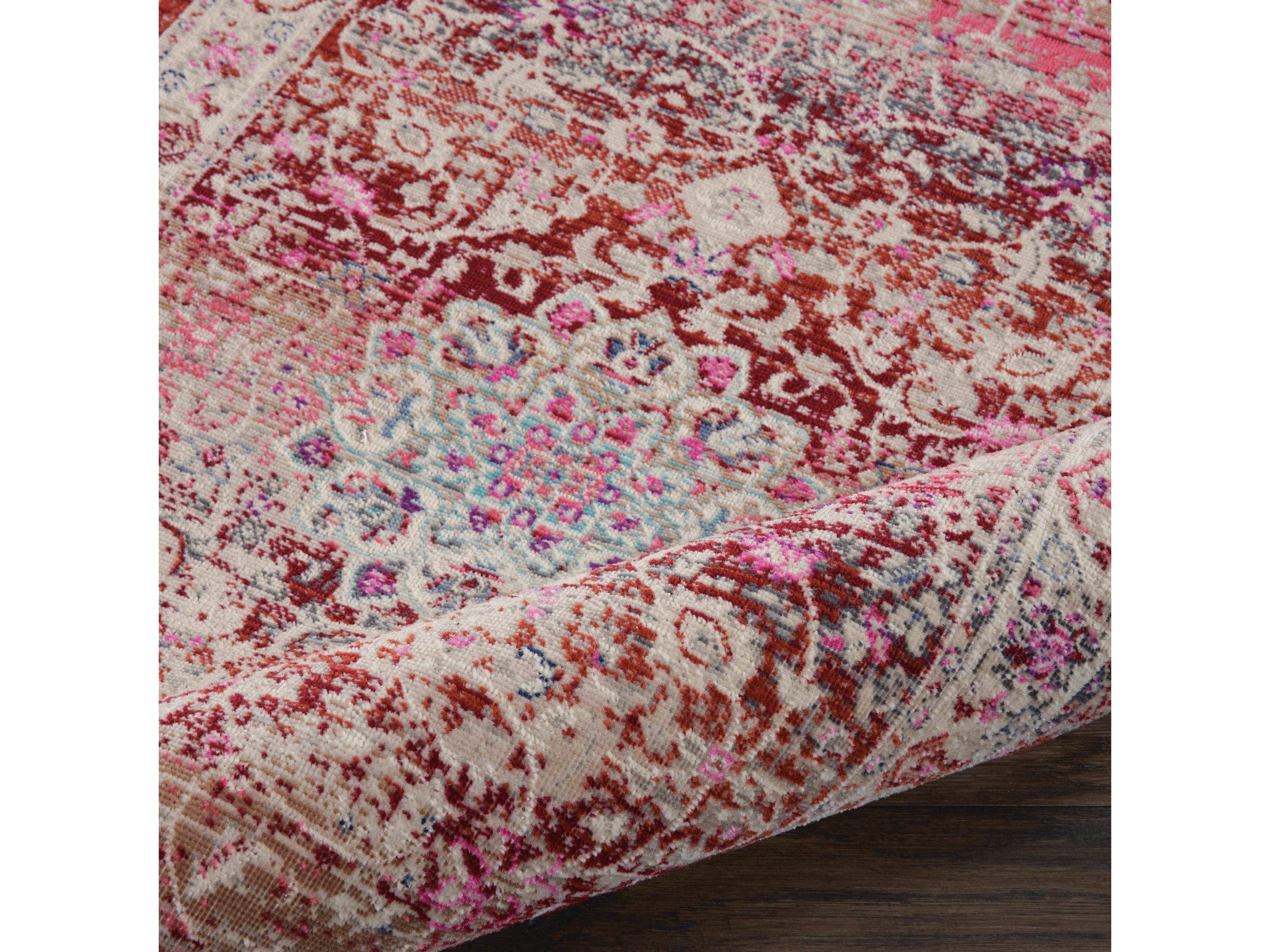 Nourison Vintage Kashan Bordered Runner Area Rug